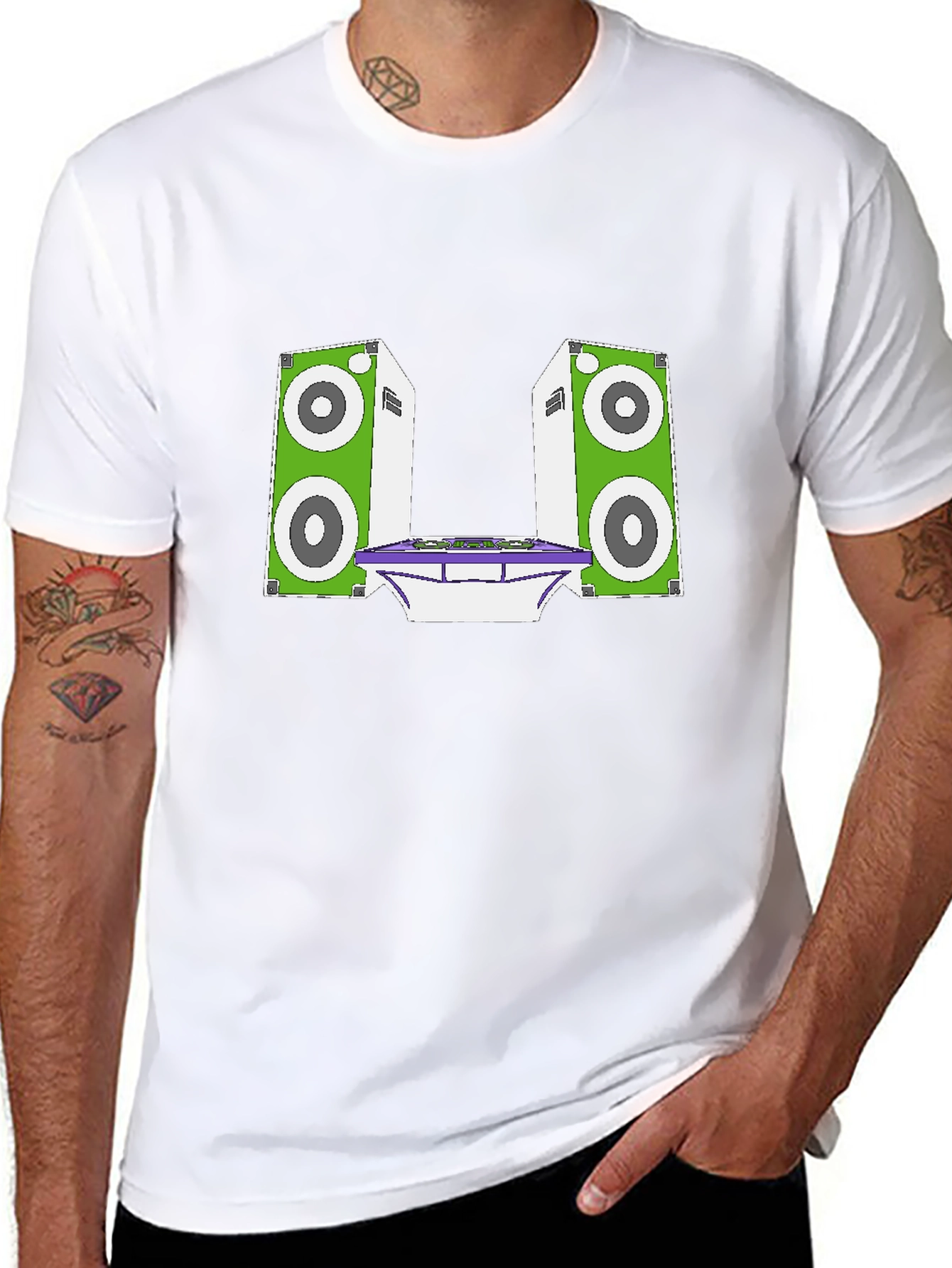 DJ Sound System Graphic Tee