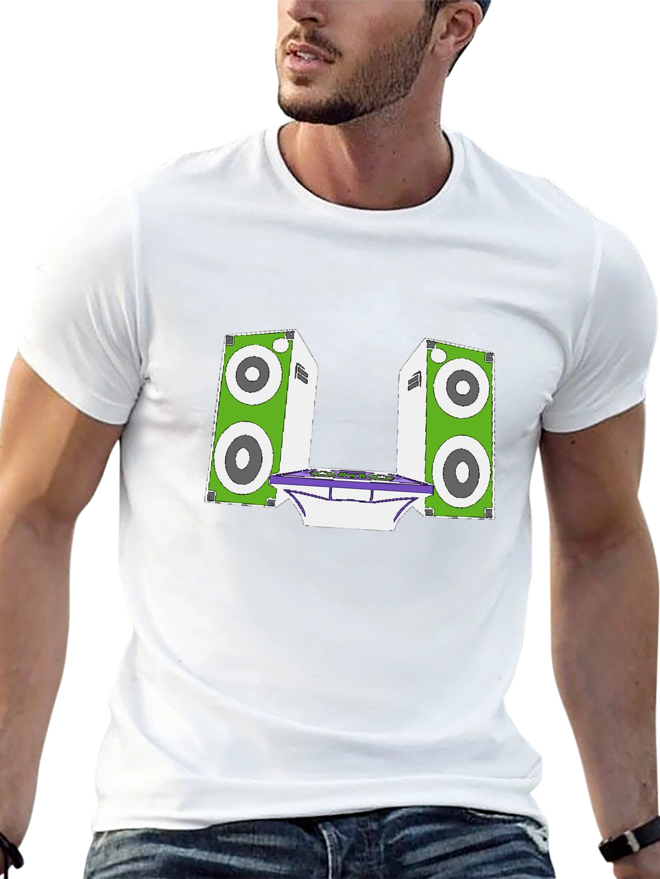 DJ Sound System Graphic Tee