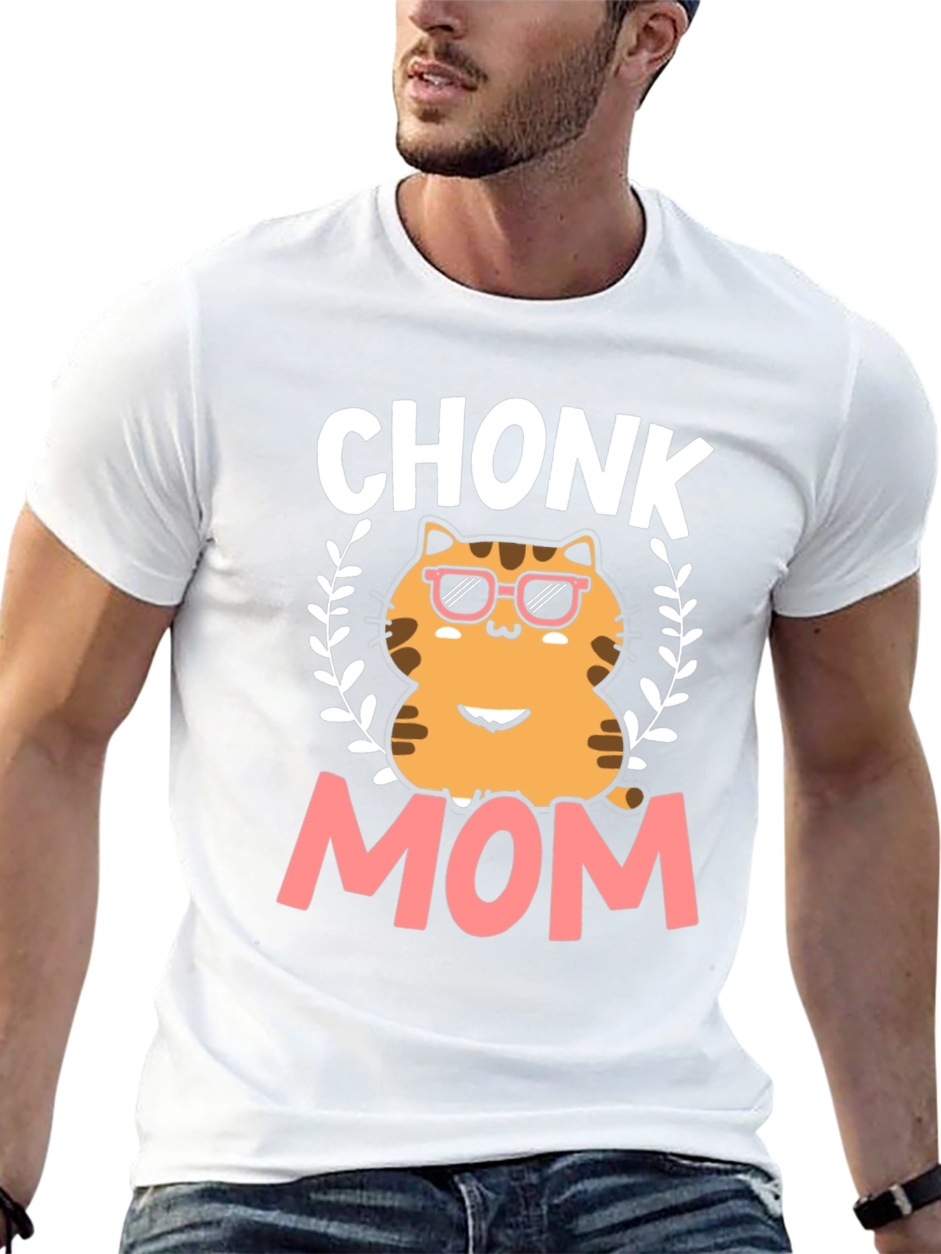 Chonk Mom T-Shirt - Cat Lovers Tee