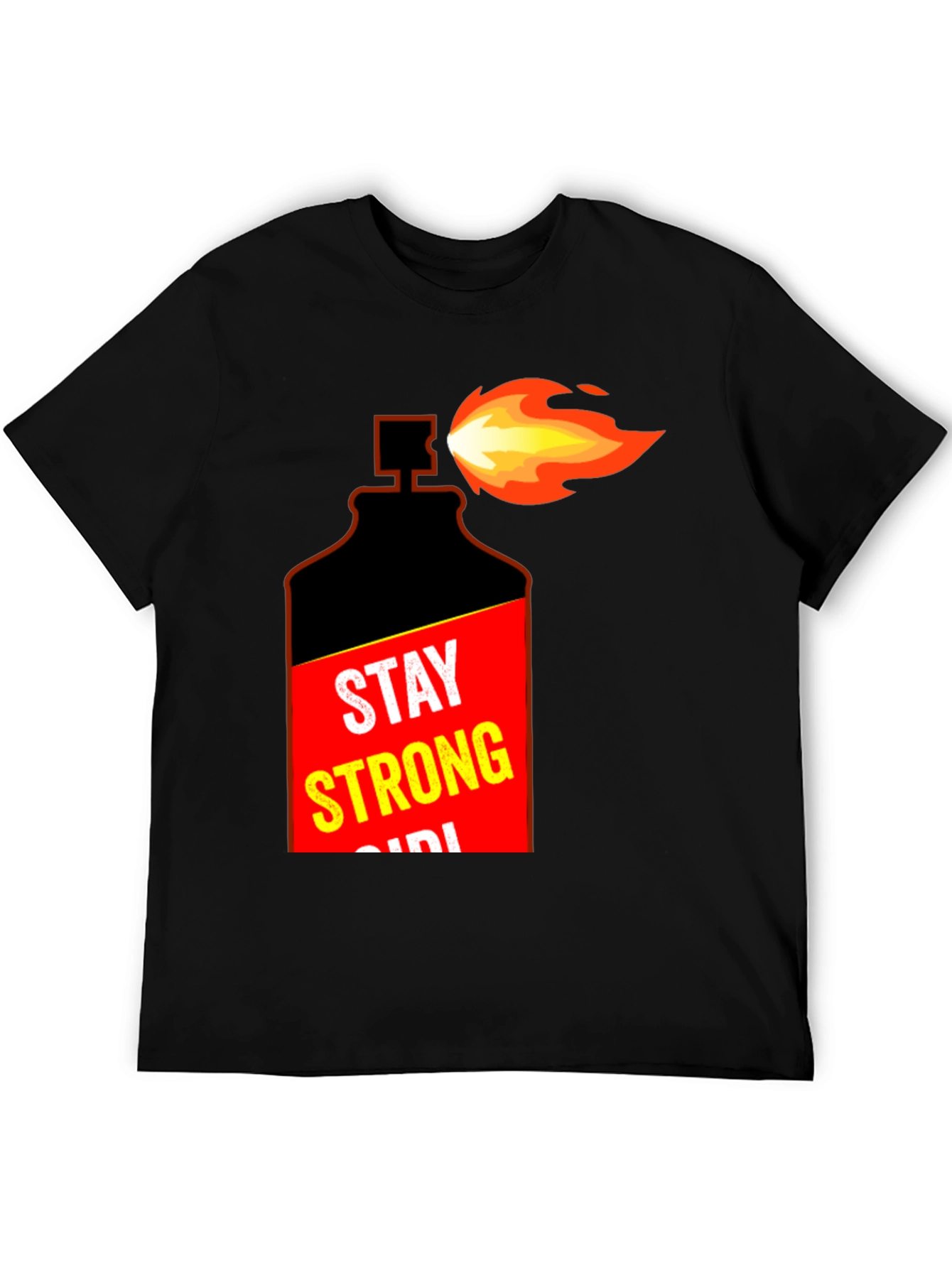 Stay Strong Molotov Cocktail Graphic T-Shirt