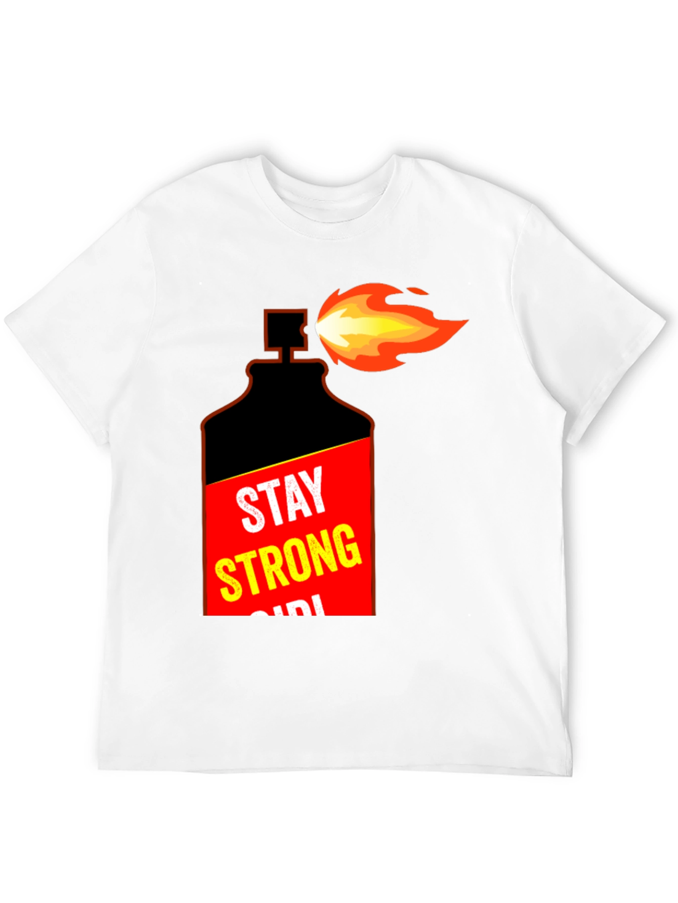 Stay Strong Molotov Cocktail Graphic T-Shirt