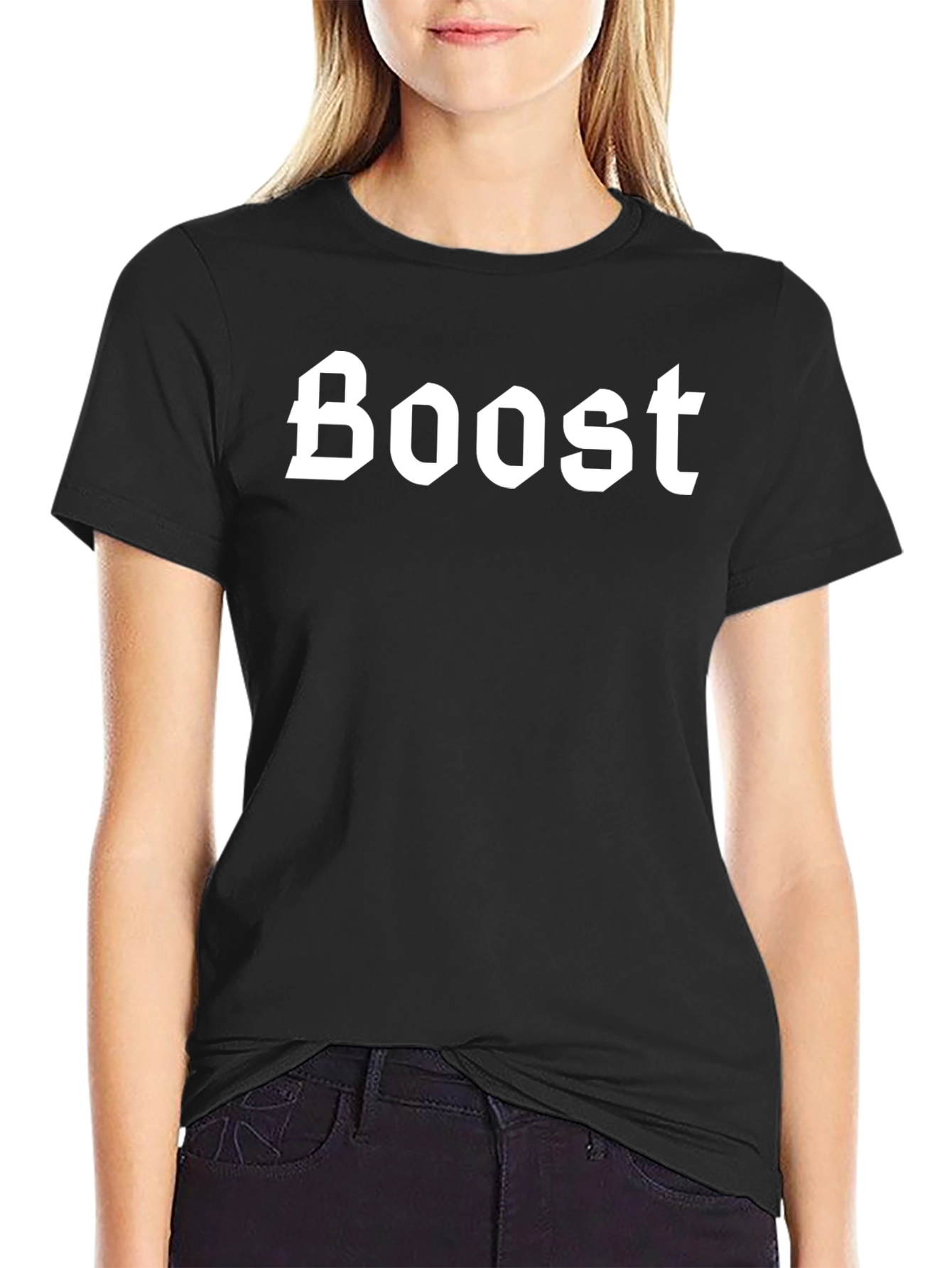 Boost Black Graphic T-Shirt
