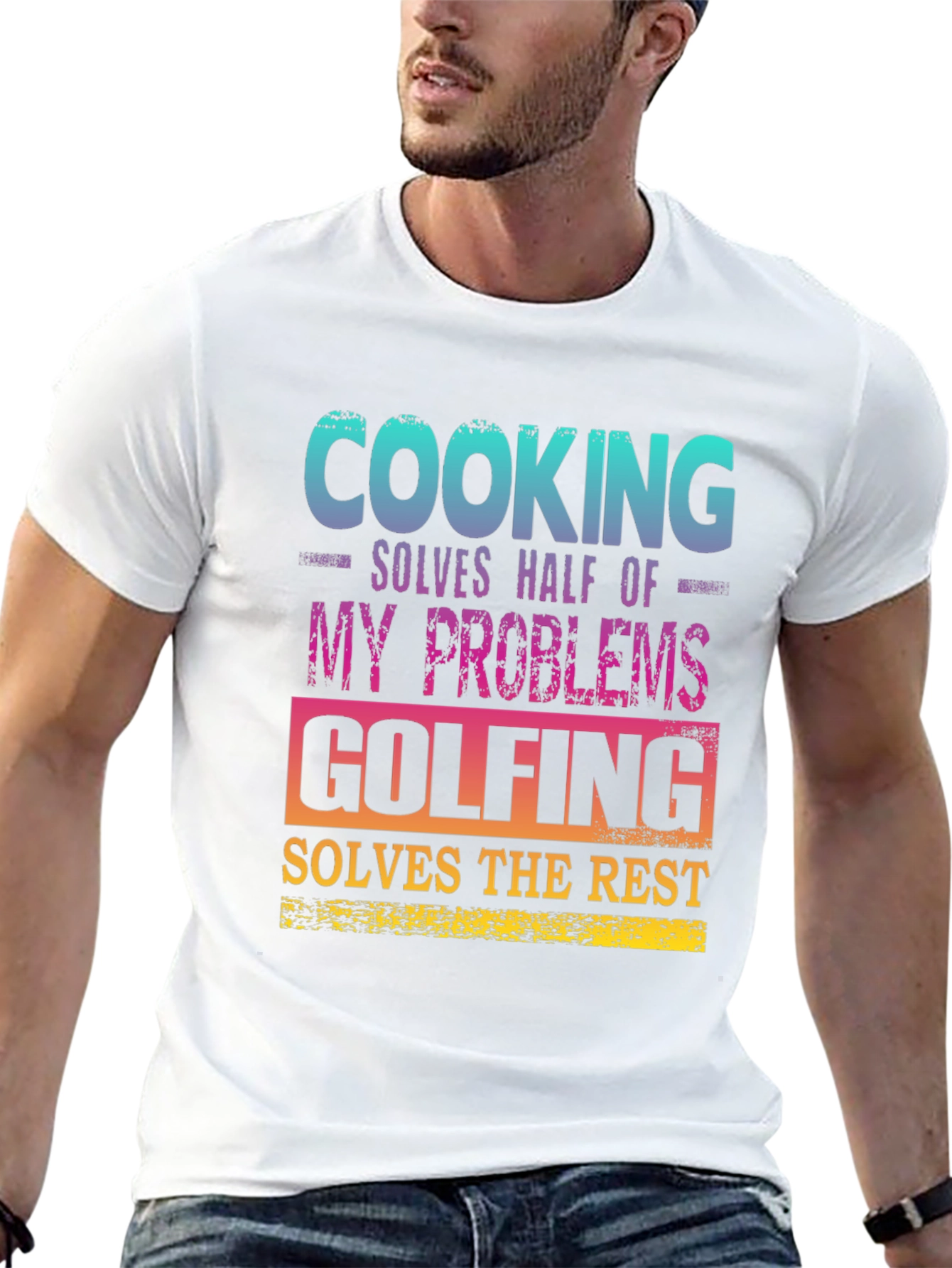 Cooking and Golfing Problem Solver T-Shirt