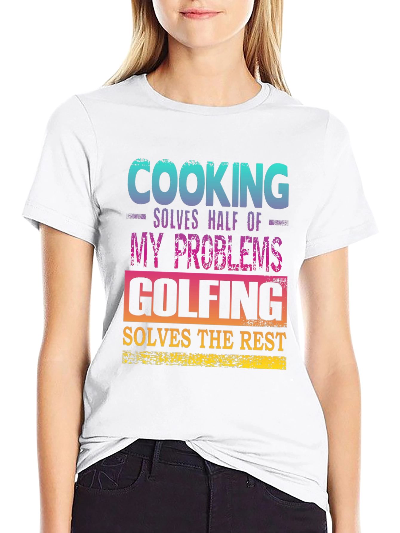 Cooking and Golfing Problem Solver T-Shirt