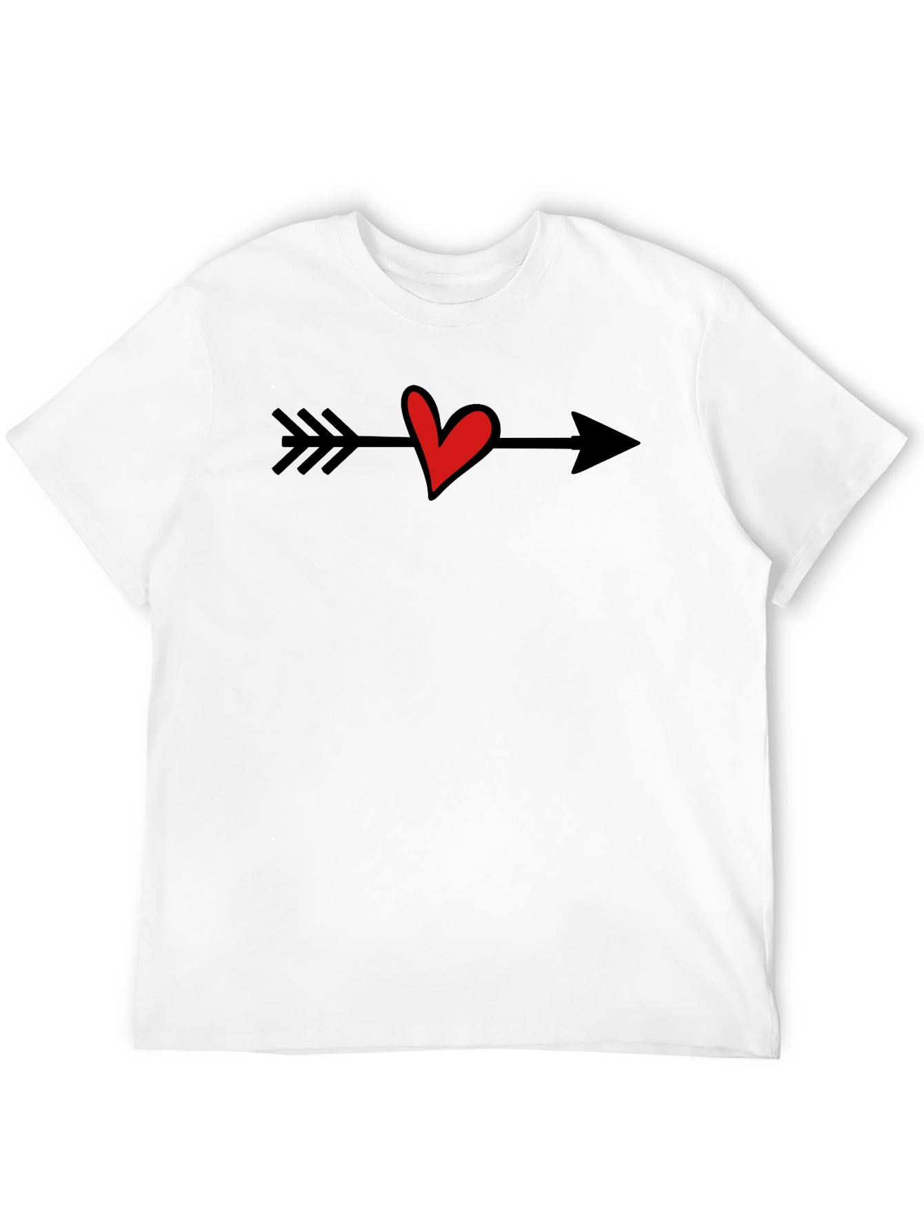 Heart Arrow T-Shirt - Love Cupid Valentine