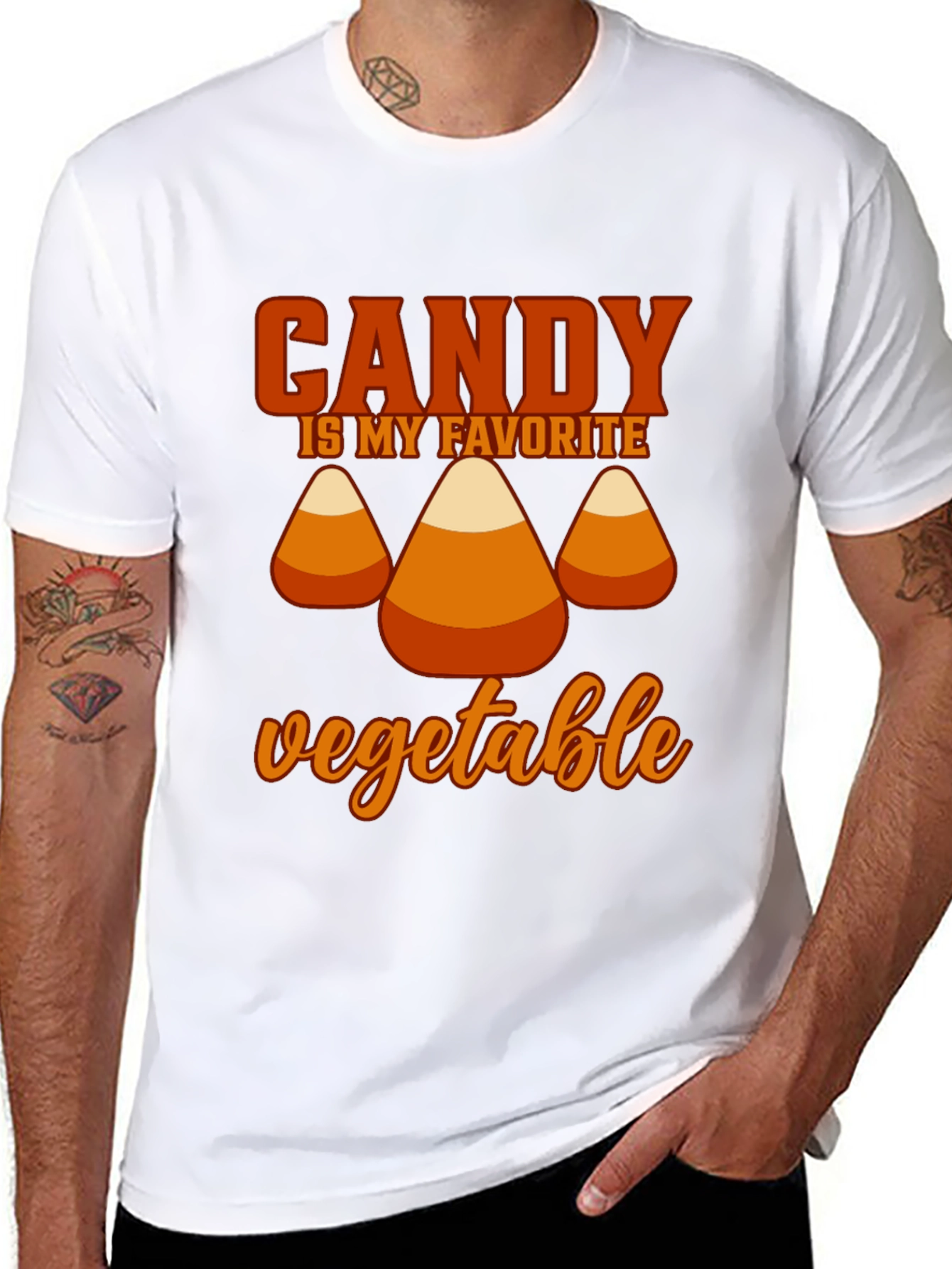 Candy Is My Favorite Vegetable Halloween T-Shirt