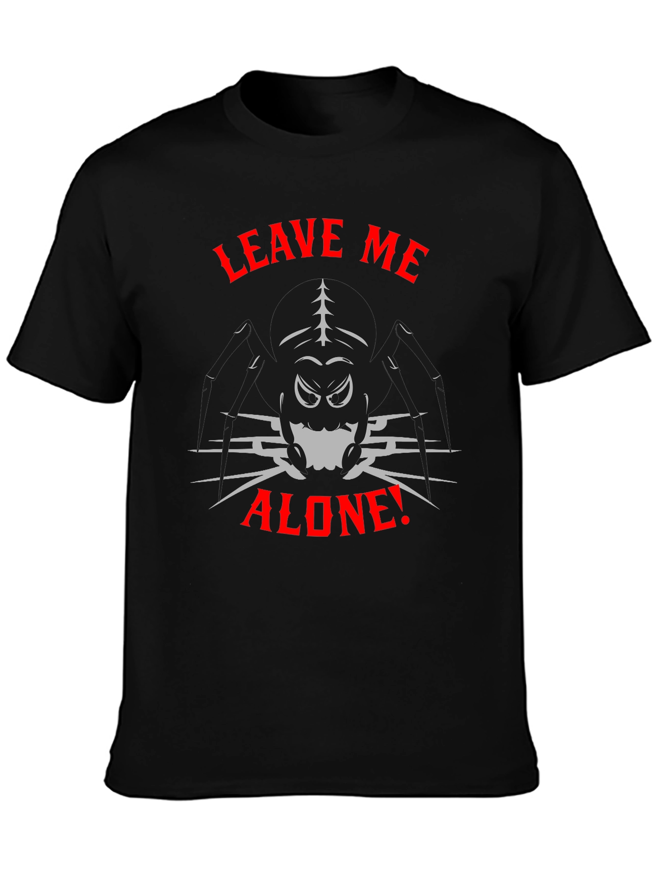 Leave Me Alone Spider Graphic T-Shirt