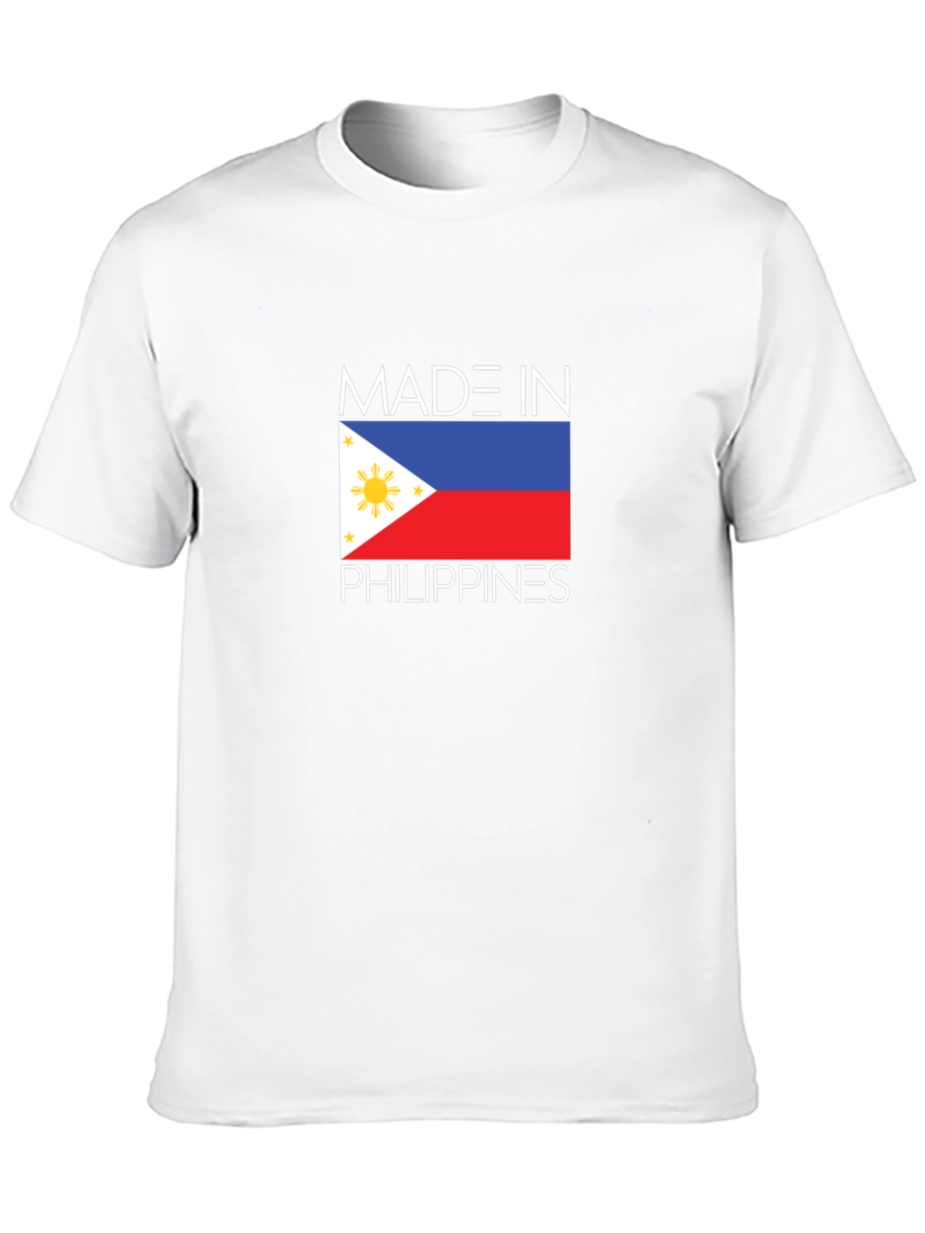Made in Philippines T-Shirt - Black Crew Neck