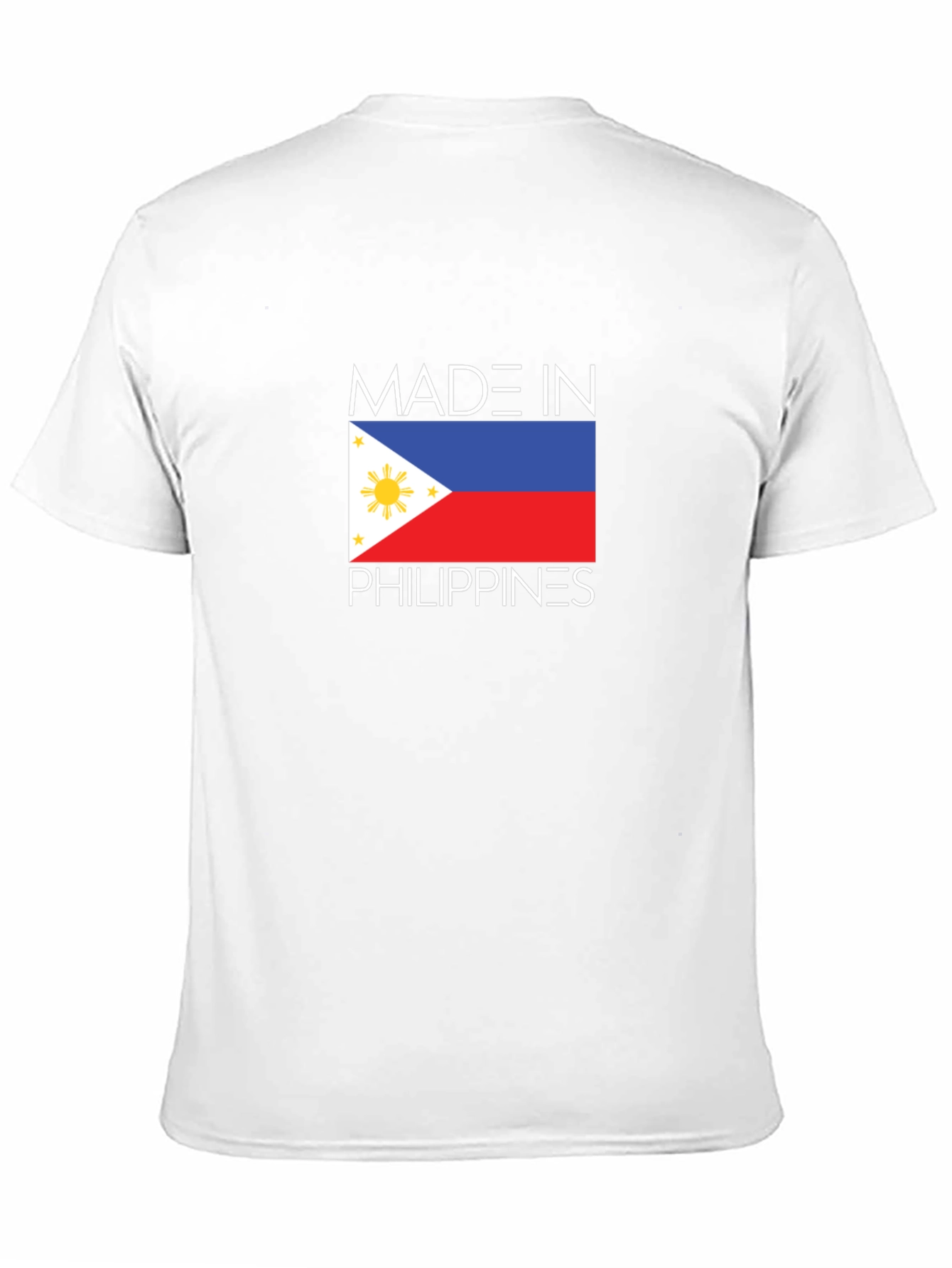 Made in Philippines T-Shirt - Black Crew Neck