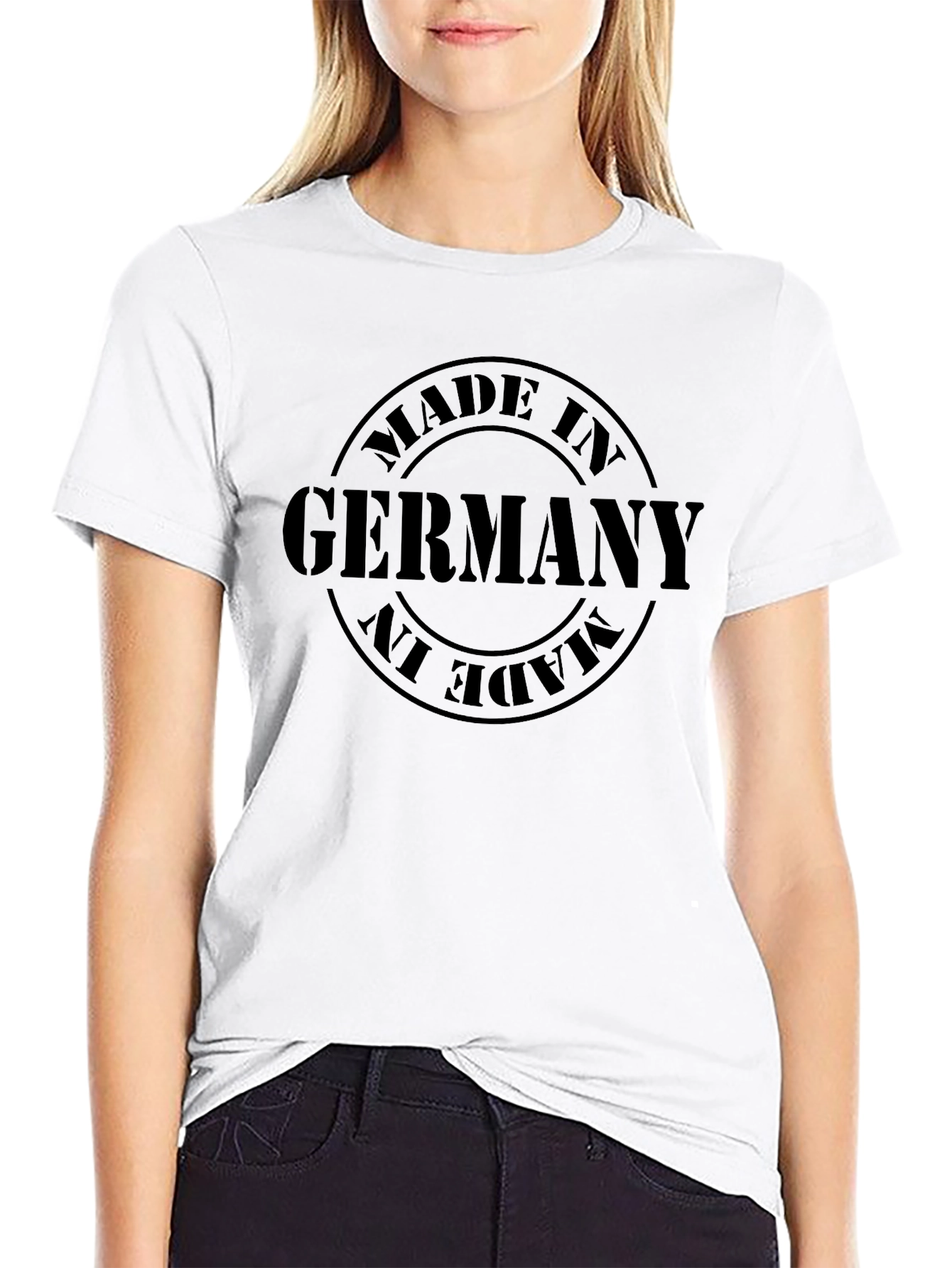 Made in Germany Black Graphic T-Shirt