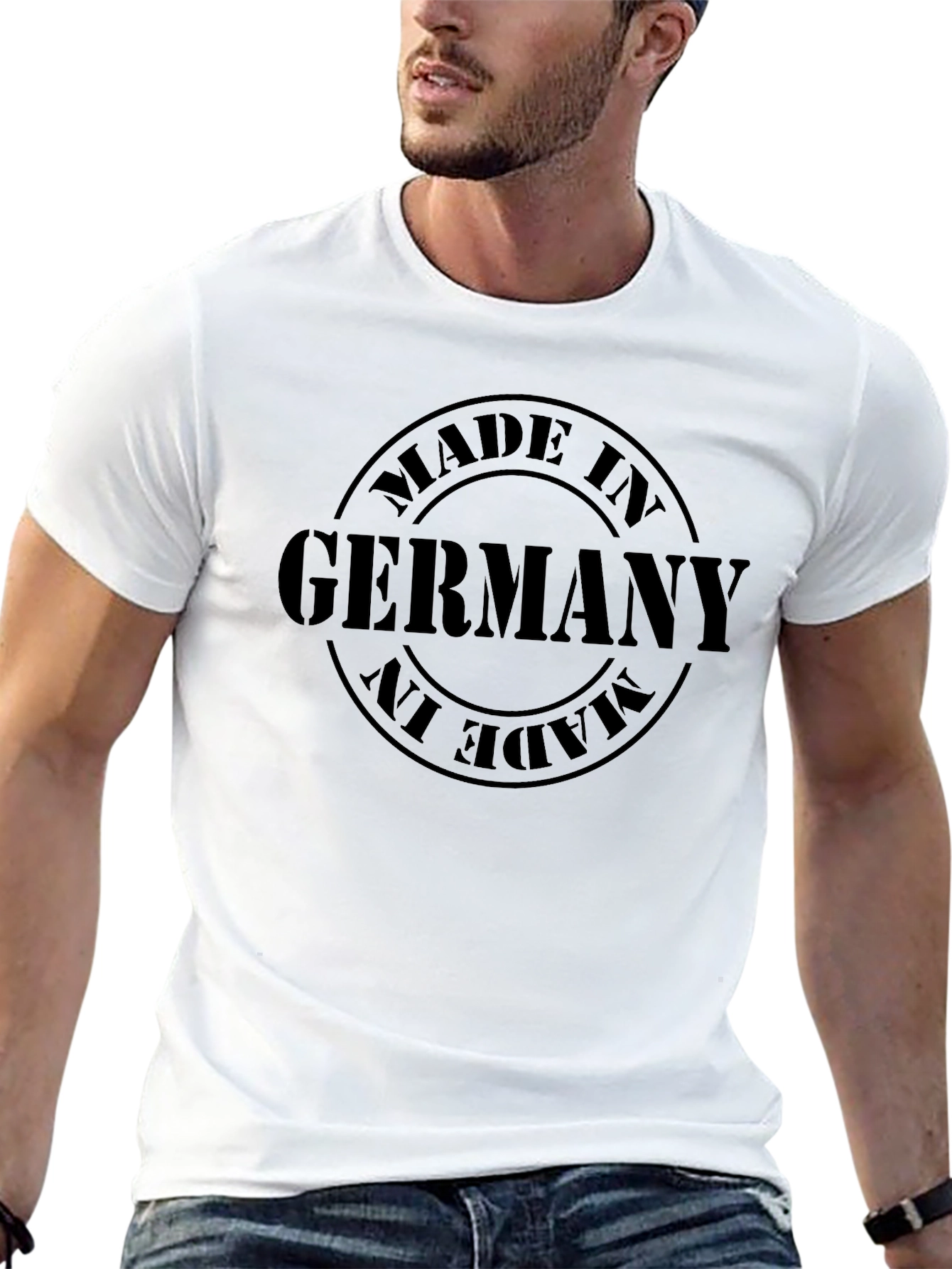 Made in Germany Black Graphic T-Shirt