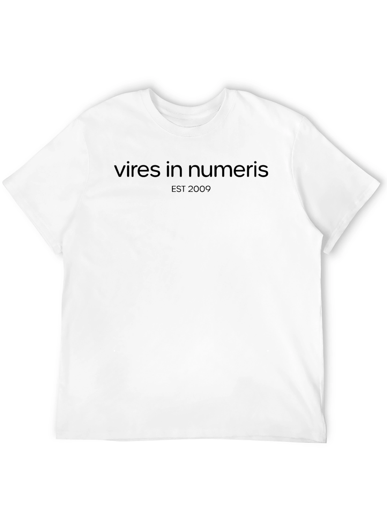 Vires In Numeris EST 2009 Black T-Shirt