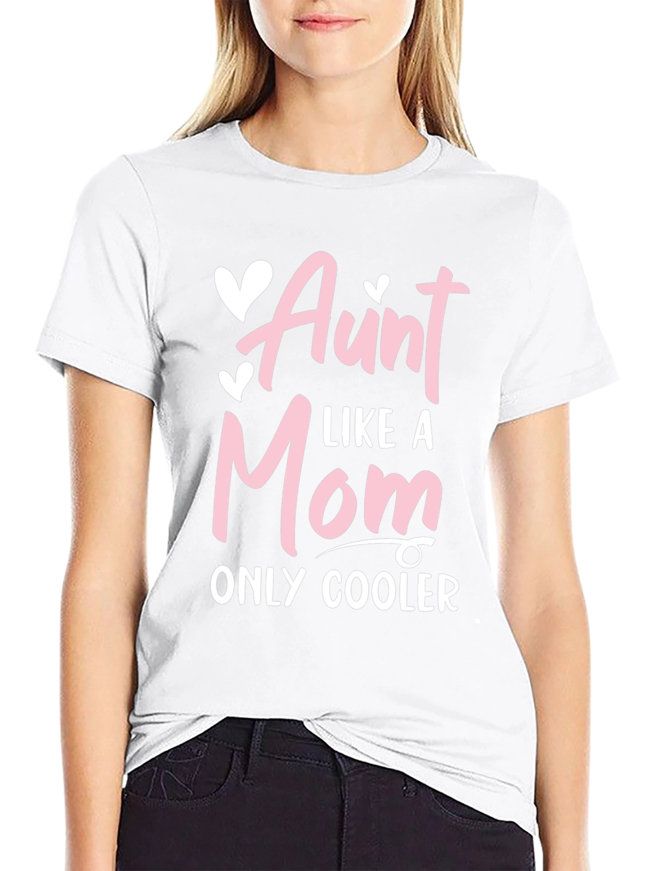 Aunt Like a Mom Only Cooler Tee