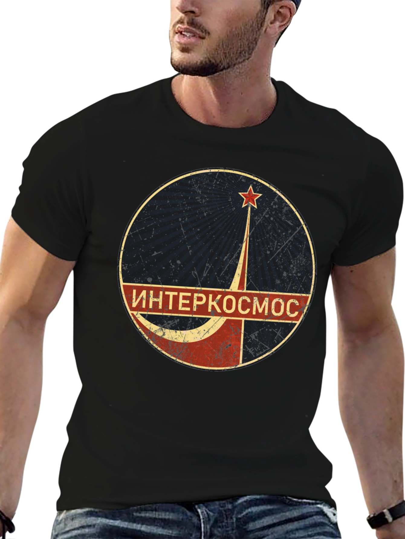 Interkosmos T-Shirt - Retro Space Tee