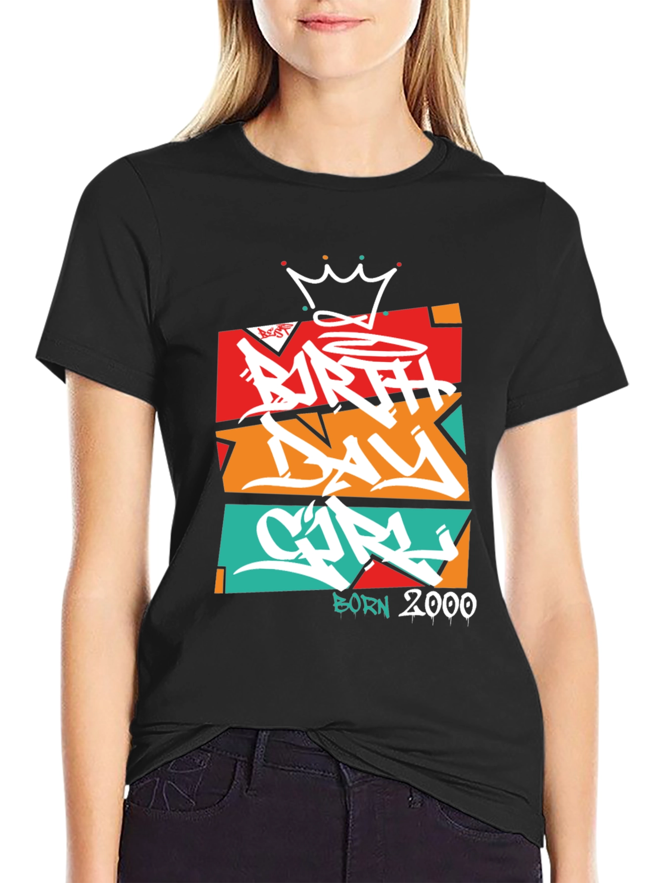Birthday Girl Born 2000 Graphic Tee