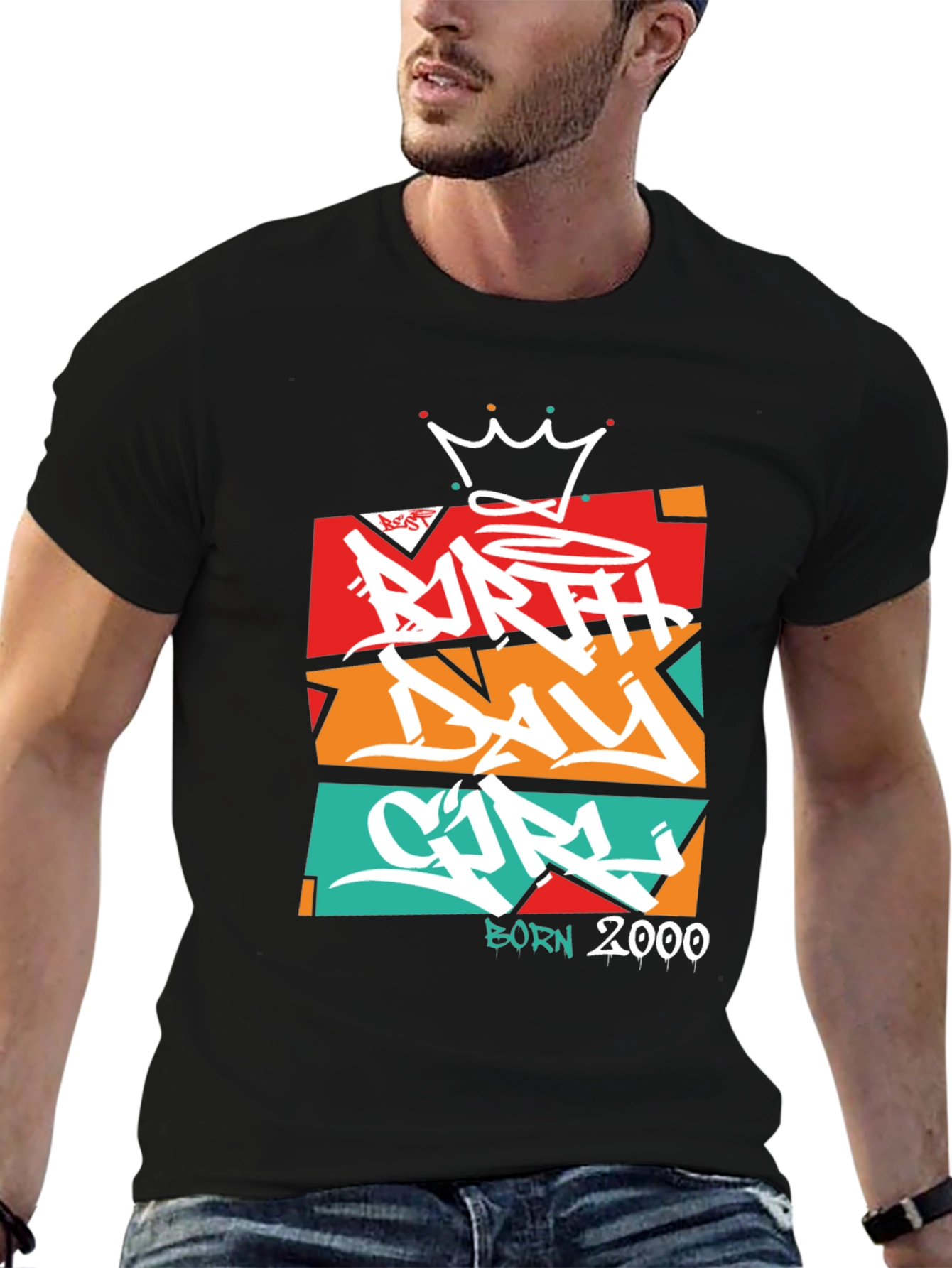 Birthday Girl Born 2000 Graphic Tee