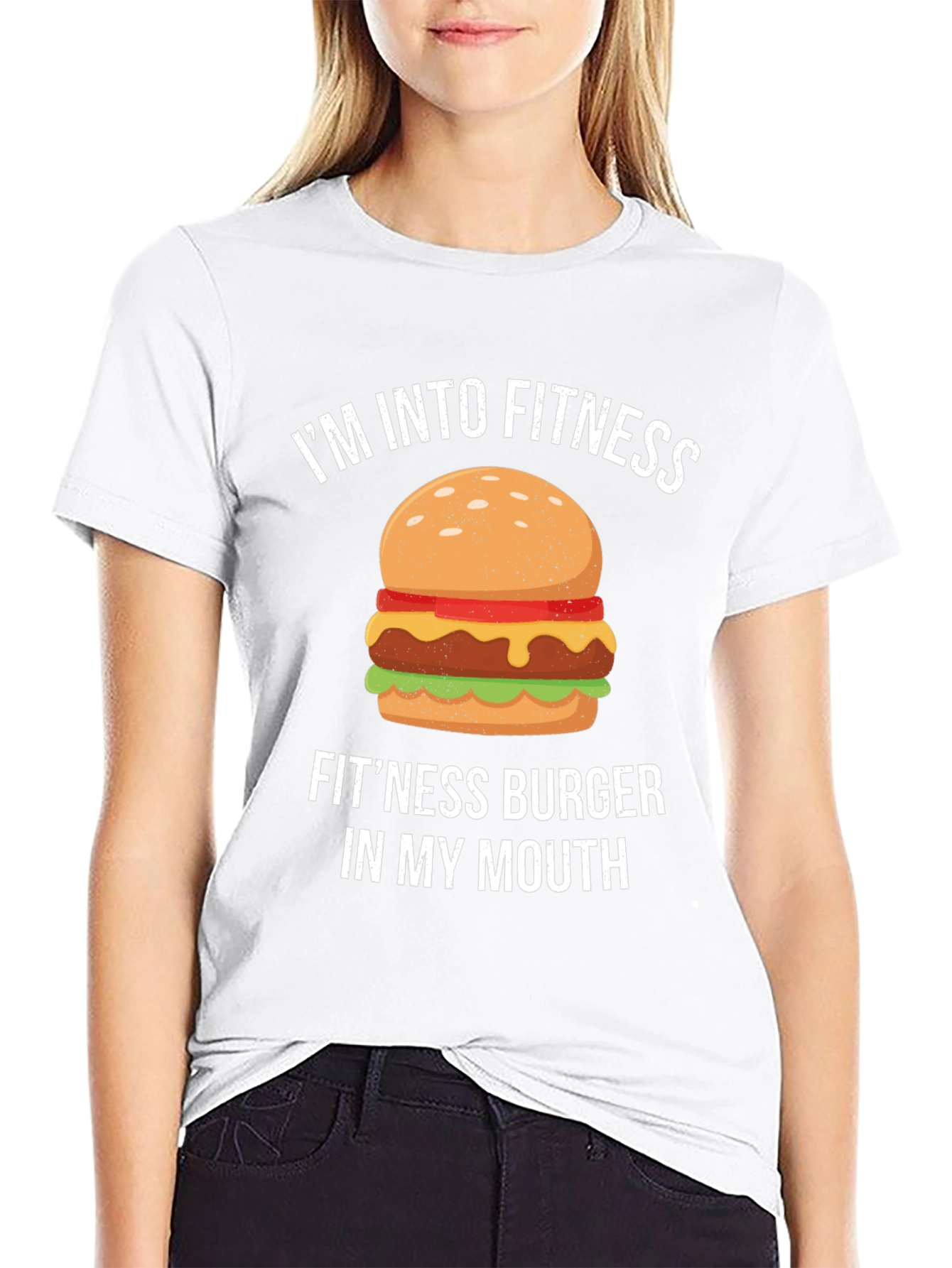 Fitness Burger Graphic T-Shirt