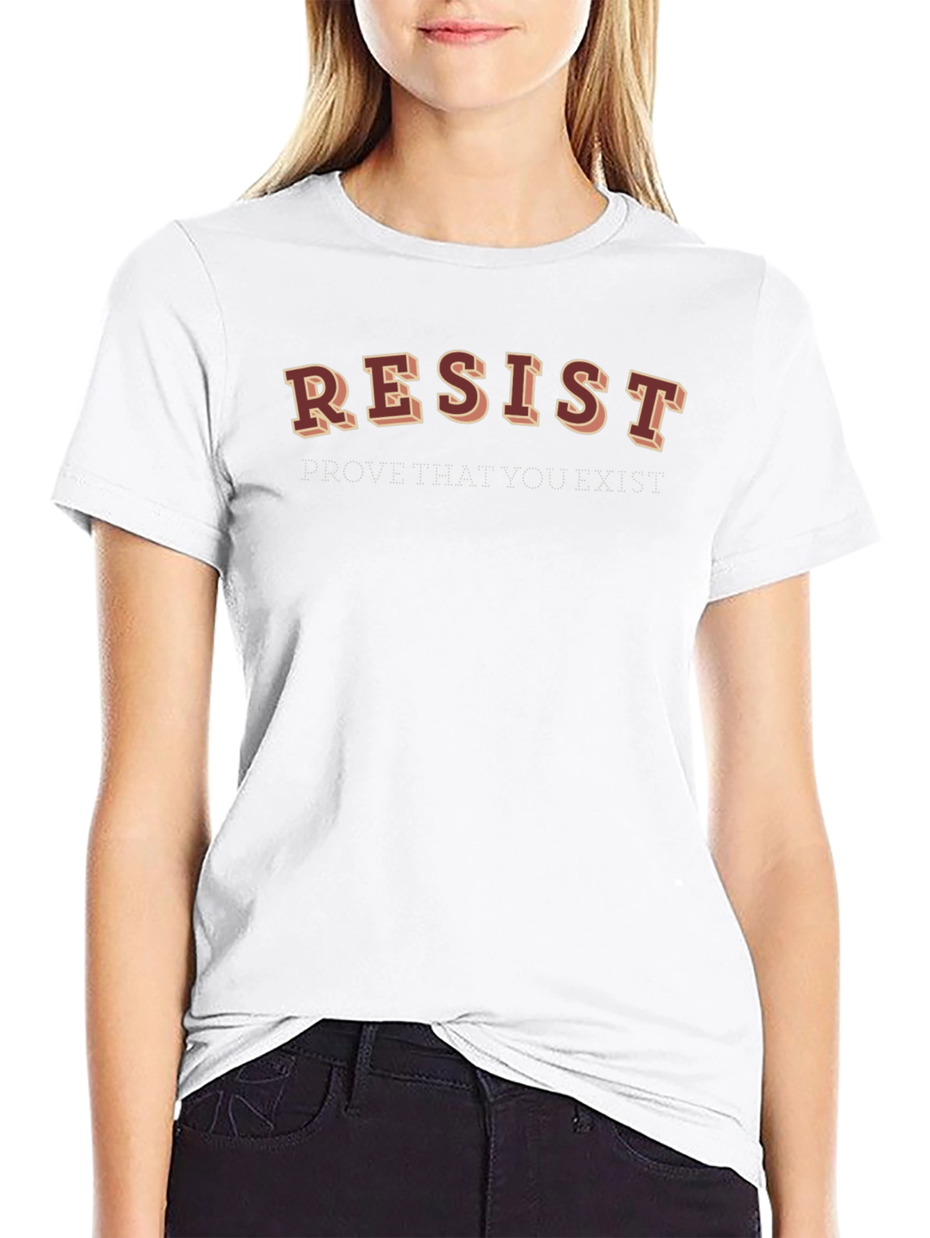 Resist Graphic Tee - Prove You Exist Black T-Shirt