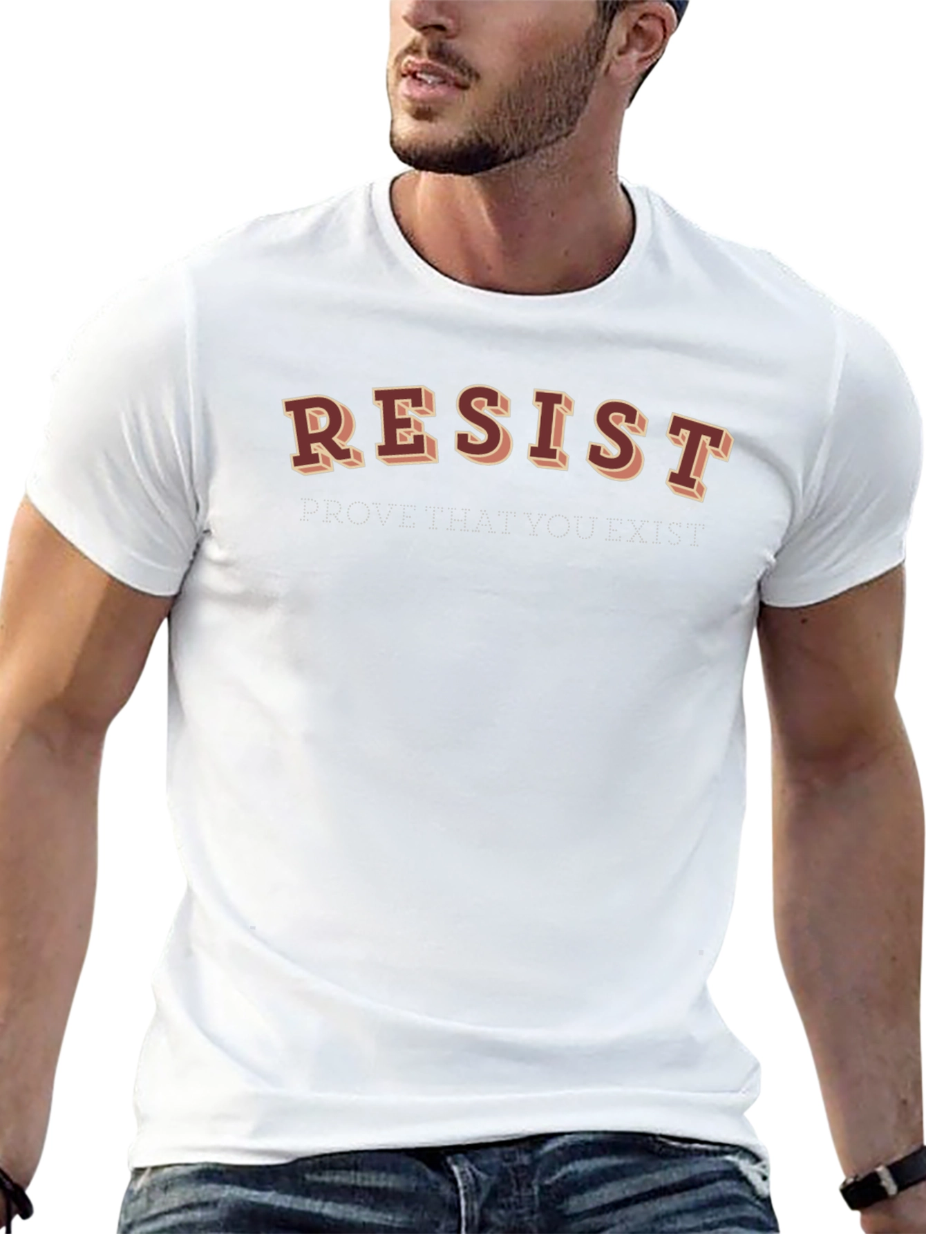 Resist Graphic Tee - Prove You Exist Black T-Shirt