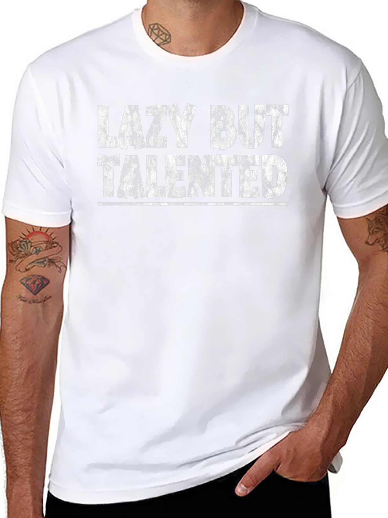 Lazy But Talented Graphic T-Shirt