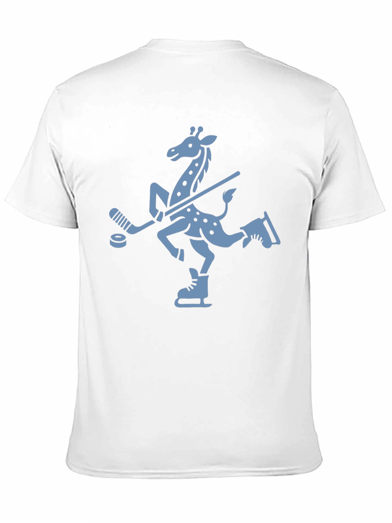 Quirky Giraffe Ice Hockey T-Shirt