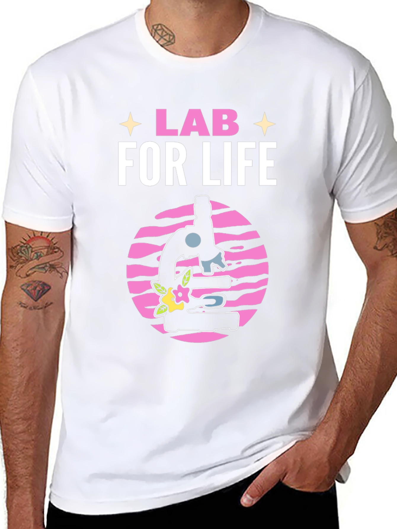 Lab For Life Black T-Shirt