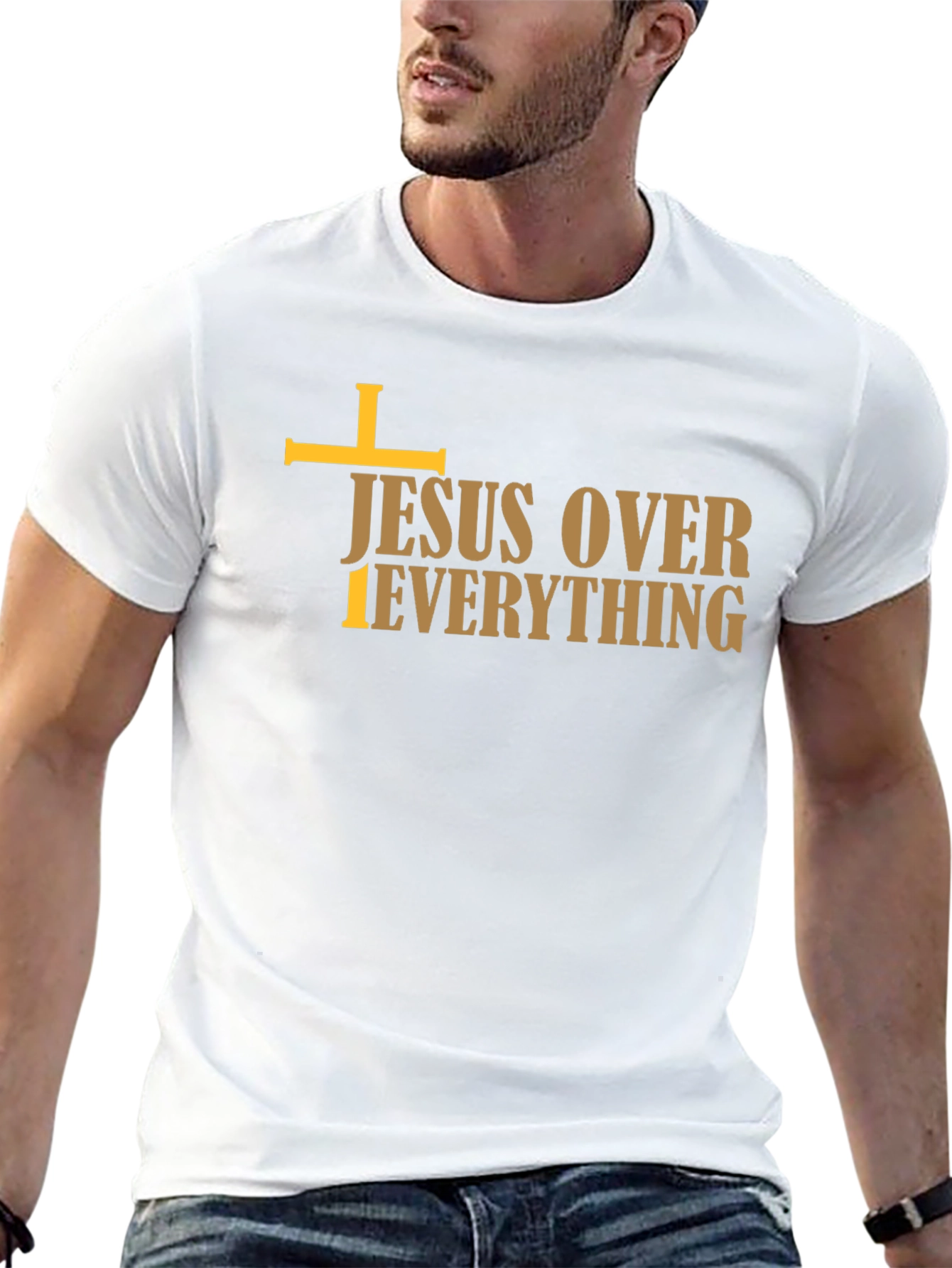 Jesus Over Everything Graphic T-Shirt