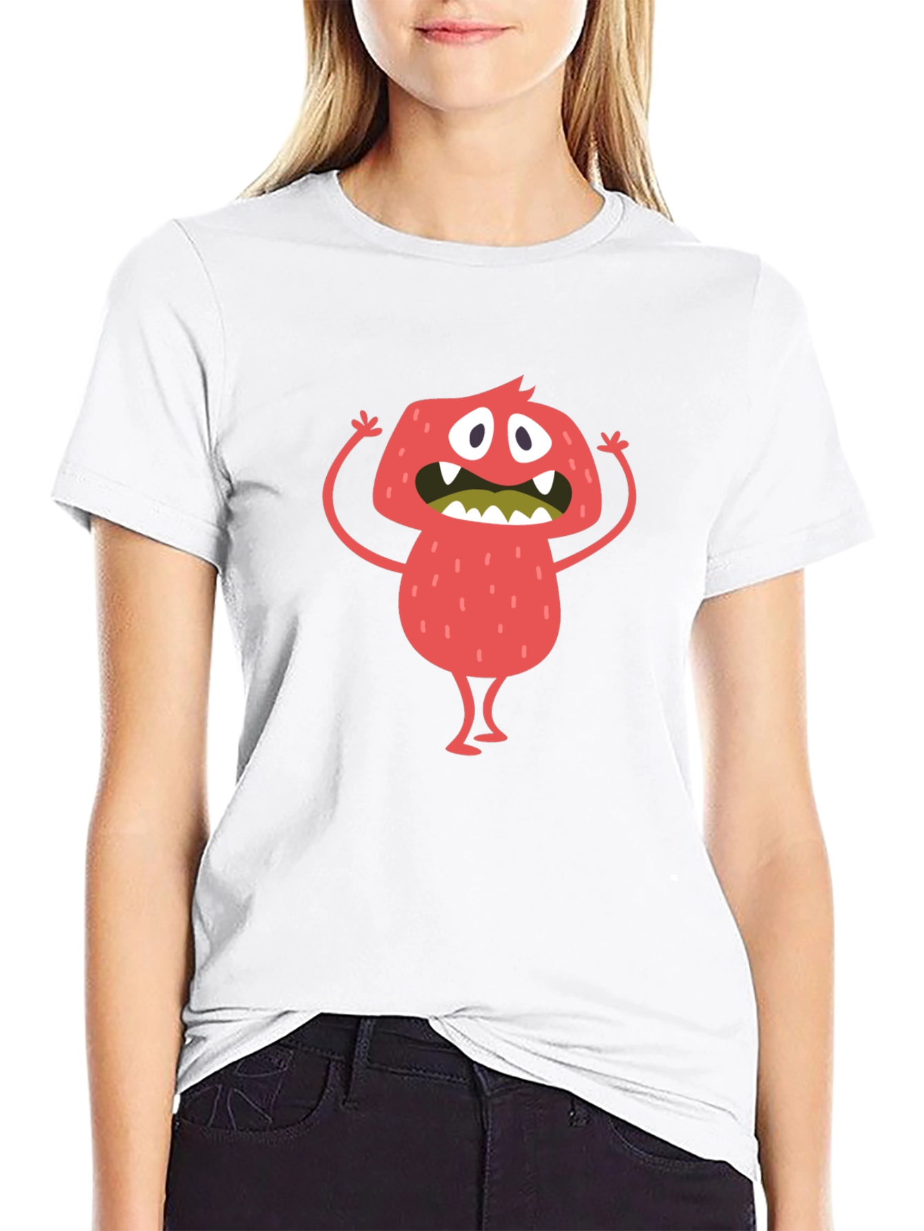 Monster Graphic Black T-Shirt