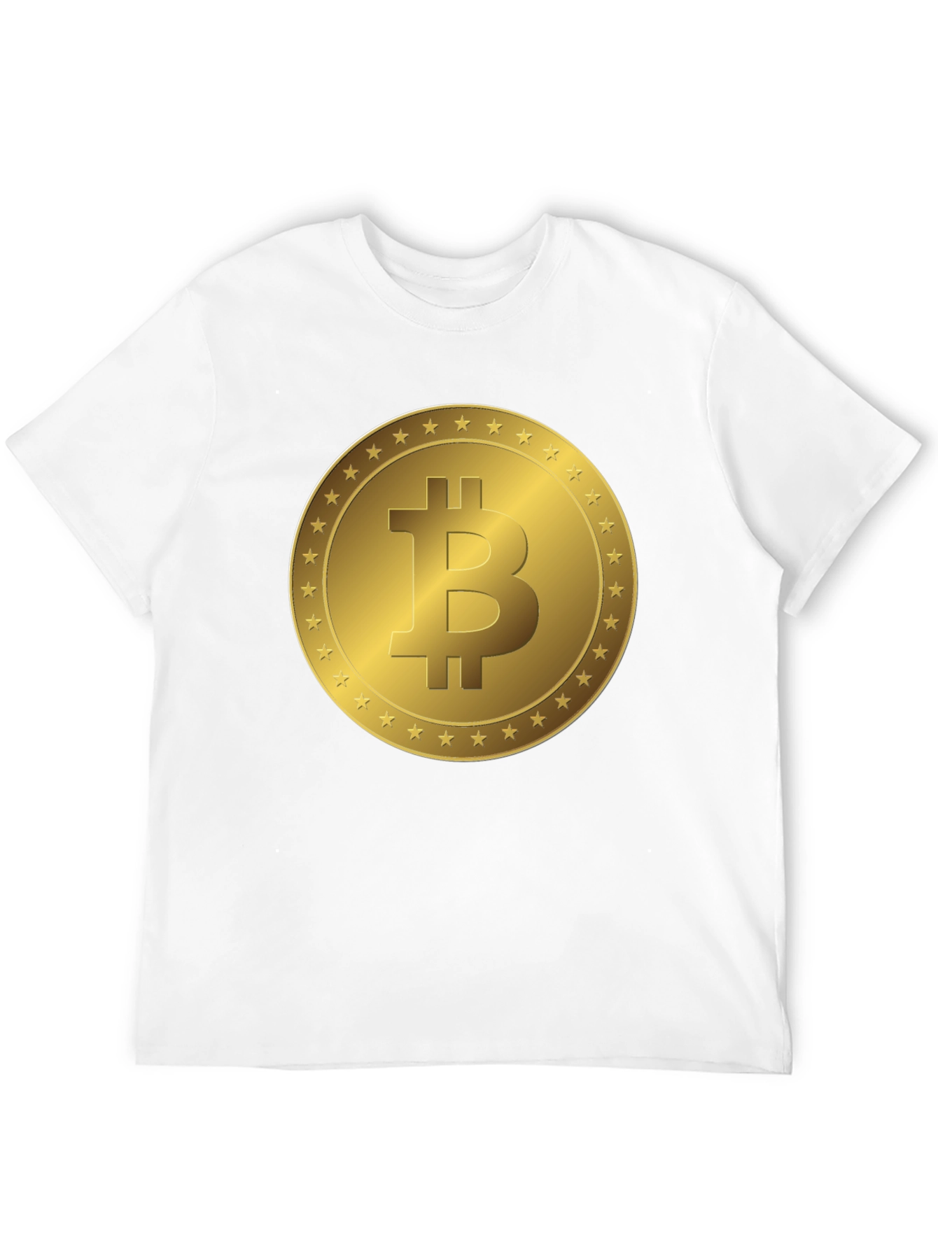 Bitcoin T-Shirt - Gold Coin Design