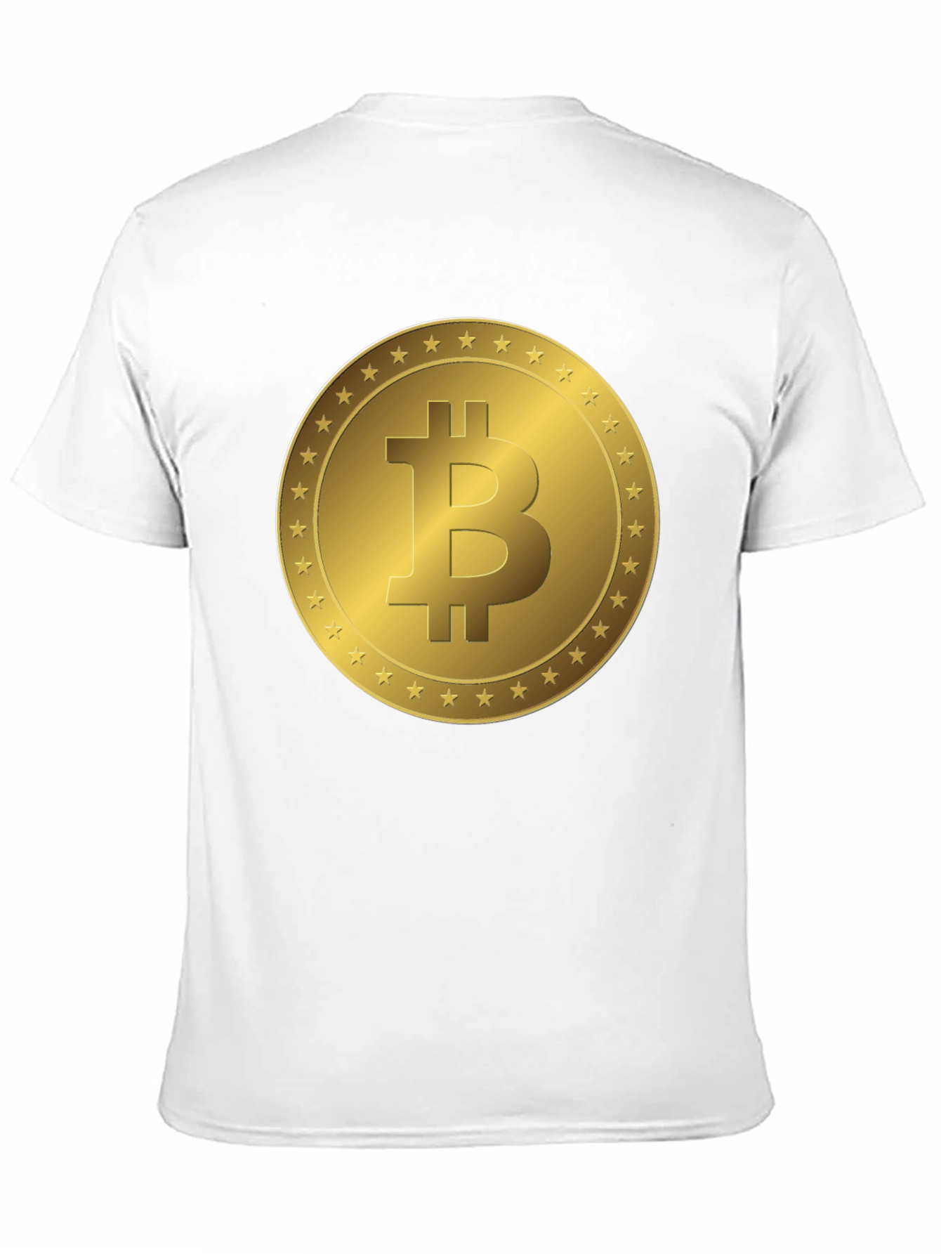 Bitcoin T-Shirt - Gold Coin Design
