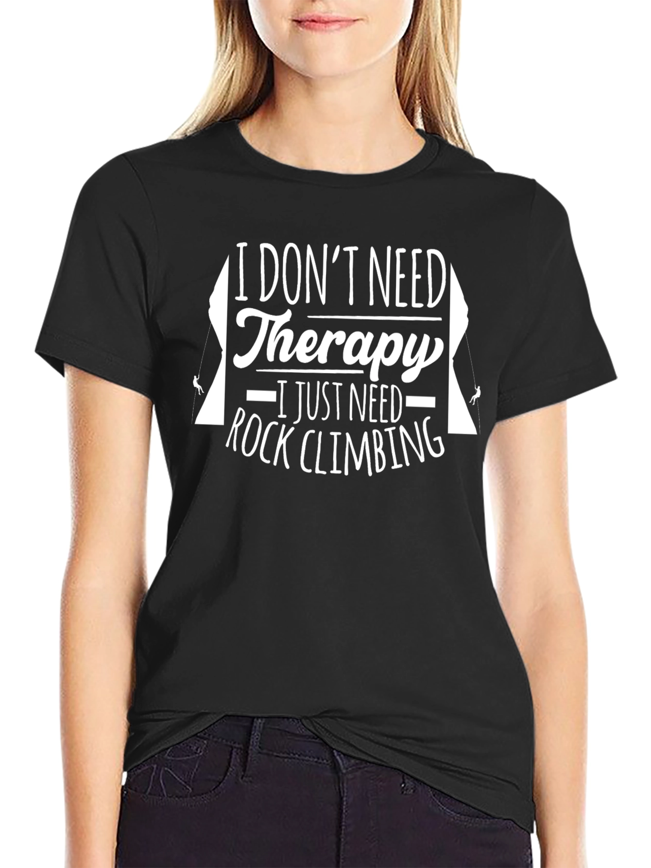 Rock Climbing Therapy Graphic Tee - Mens
