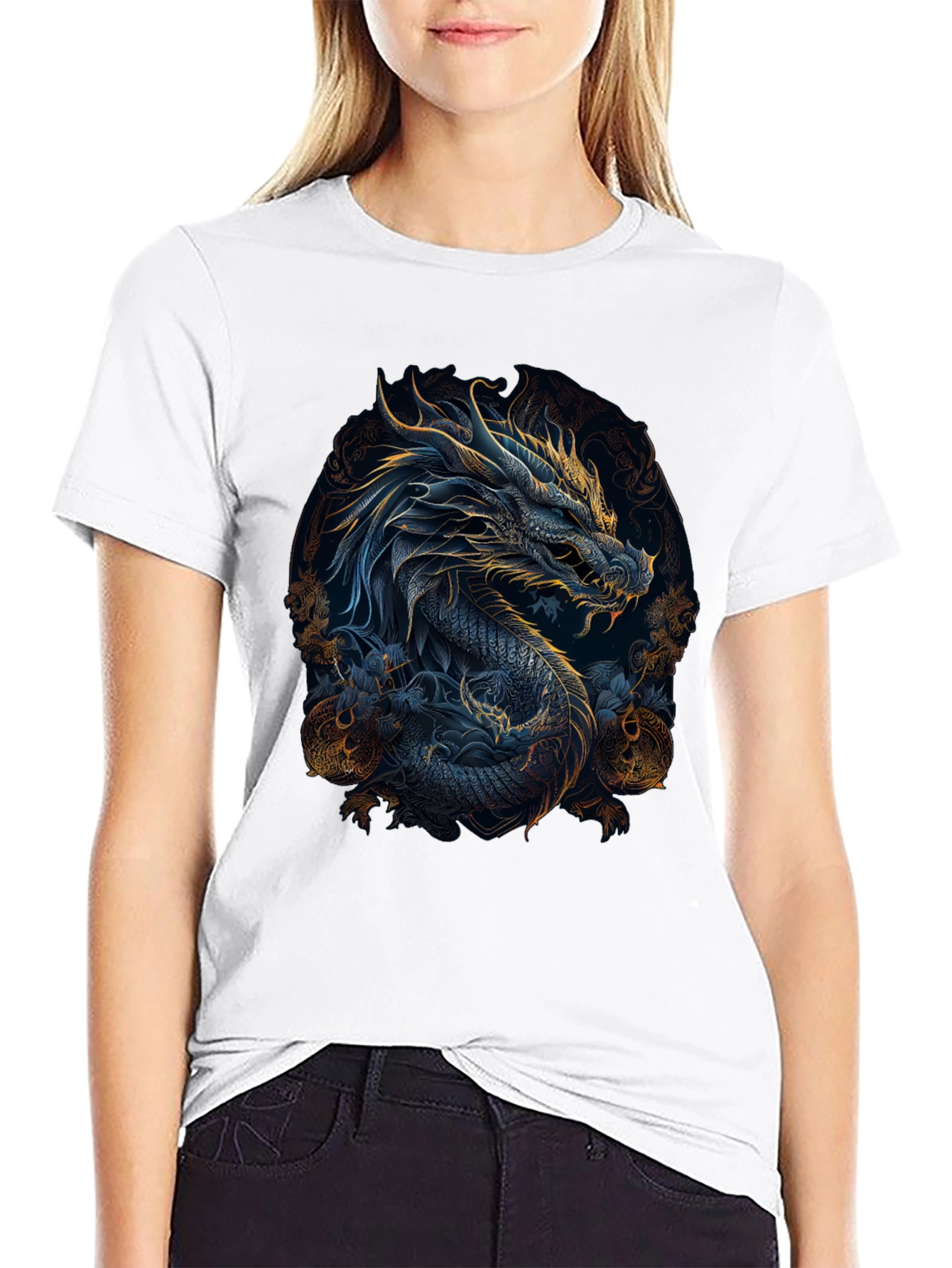 Dragon Graphic Tee - Mythical Beast T-Shirt
