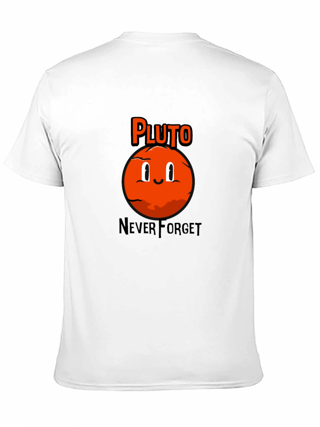 Pluto Never Forget Black T-Shirt