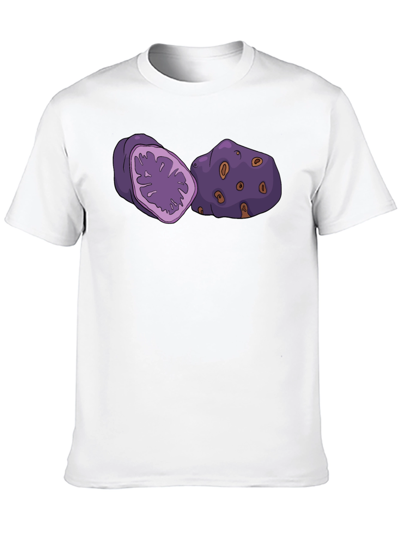 Purple Yam Graphic Tee - Funny Potato Shirt