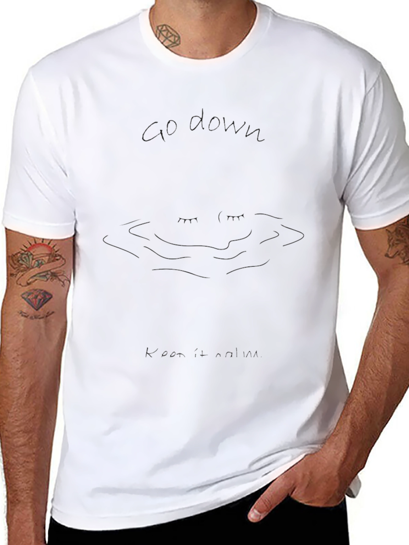 Classic Black Crew Neck T-Shirt: Comfortable & Stylish