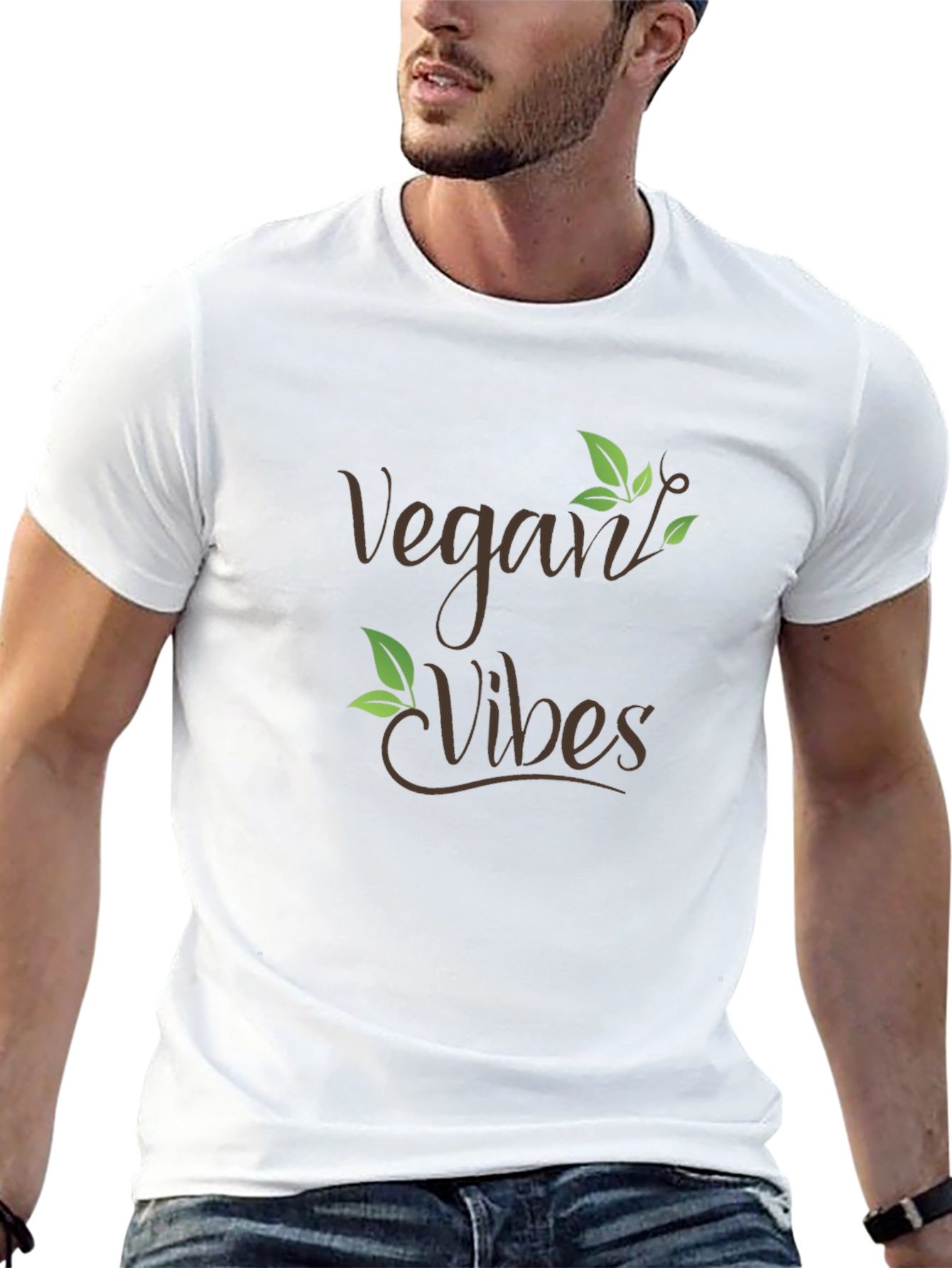 Vegan Vibes Graphic Tee - Unisex Comfort Fit