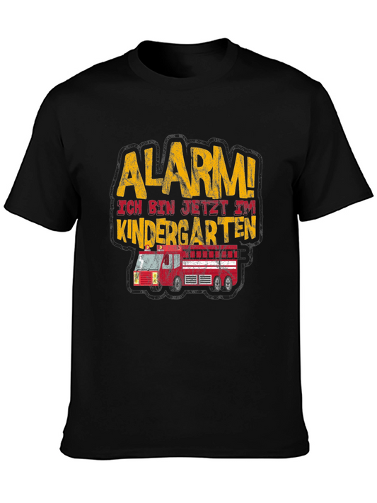 Alarm! Kindergarten T-Shirt - Fire Truck Design