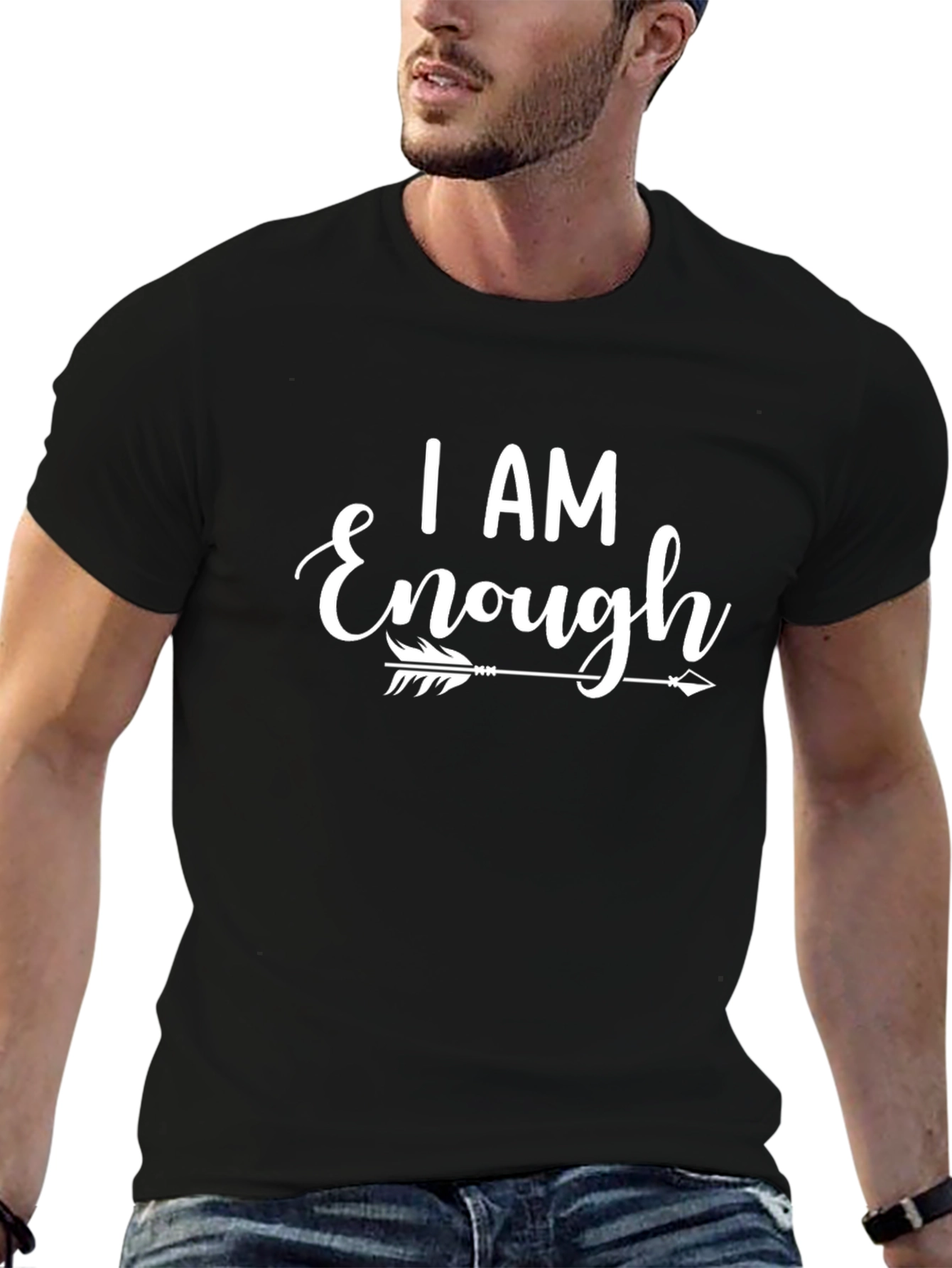 I Am Enough Graphic T-Shirt - Motivational Tee