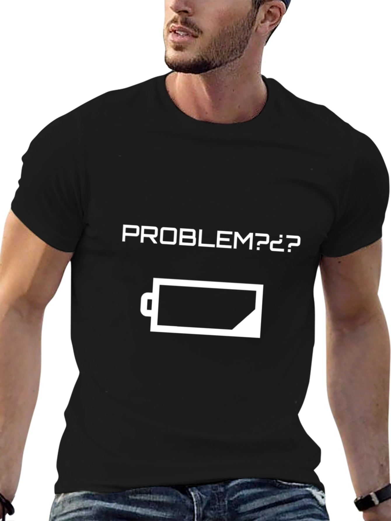 Problem? Low Battery Graphic T-Shirt