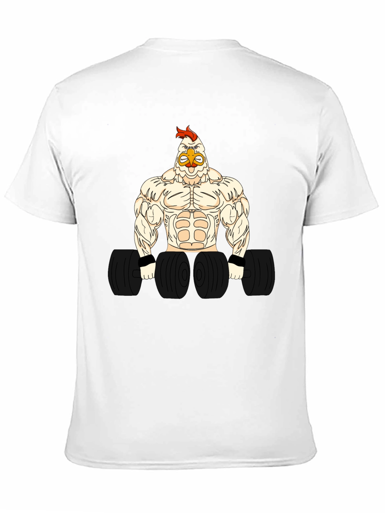 Muscle Chicken Graphic T-Shirt