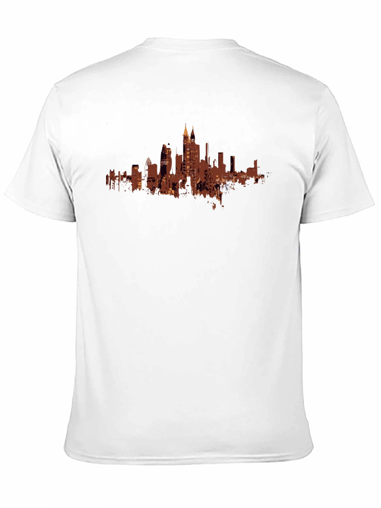 Urban Silhouette Tee - Black Cityscape T-Shirt