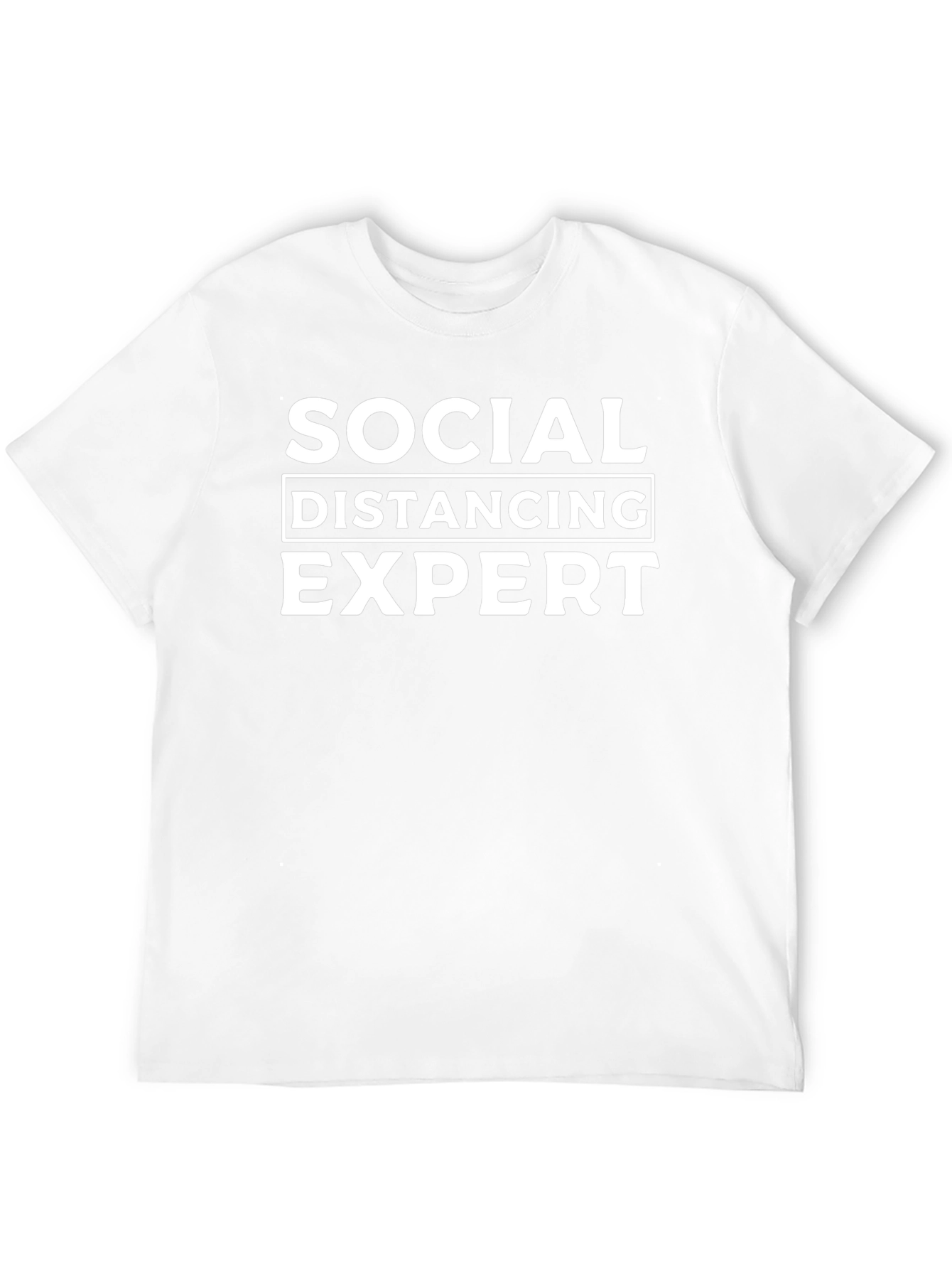Social Distancing Expert Graphic Tee - Black