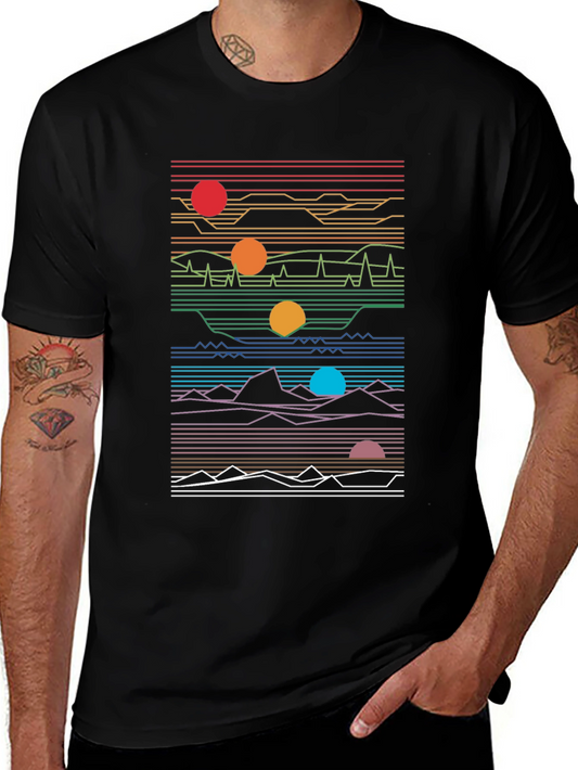 Retro Synthwave Graphic Tee - Black