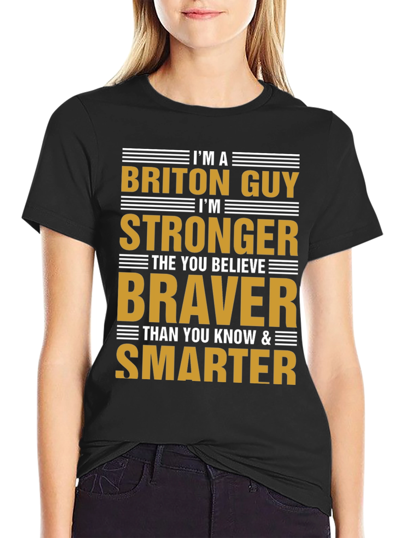 Briton Guy T-Shirt - Strong Brave & Smart Tee