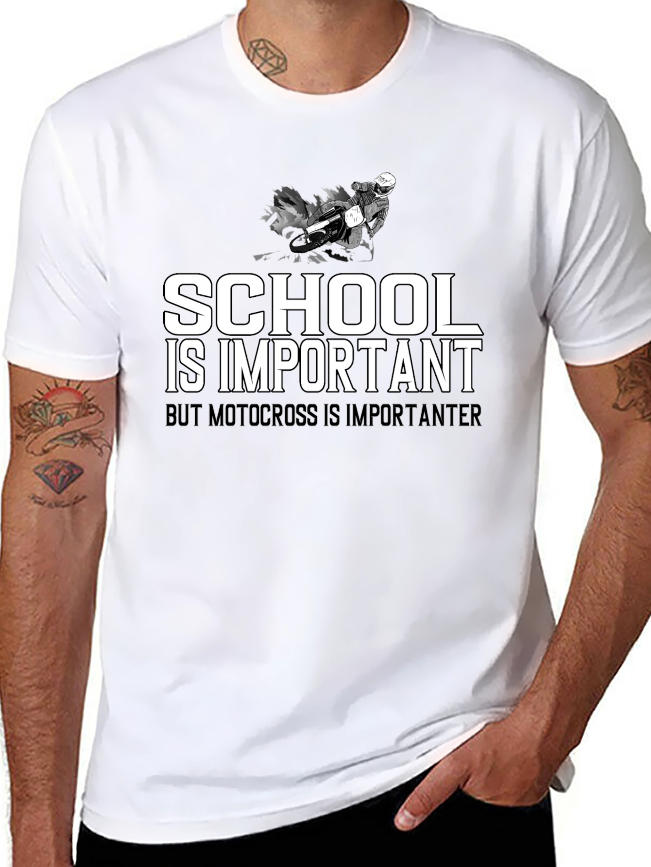 Motocross Is Importanter Graphic Tee