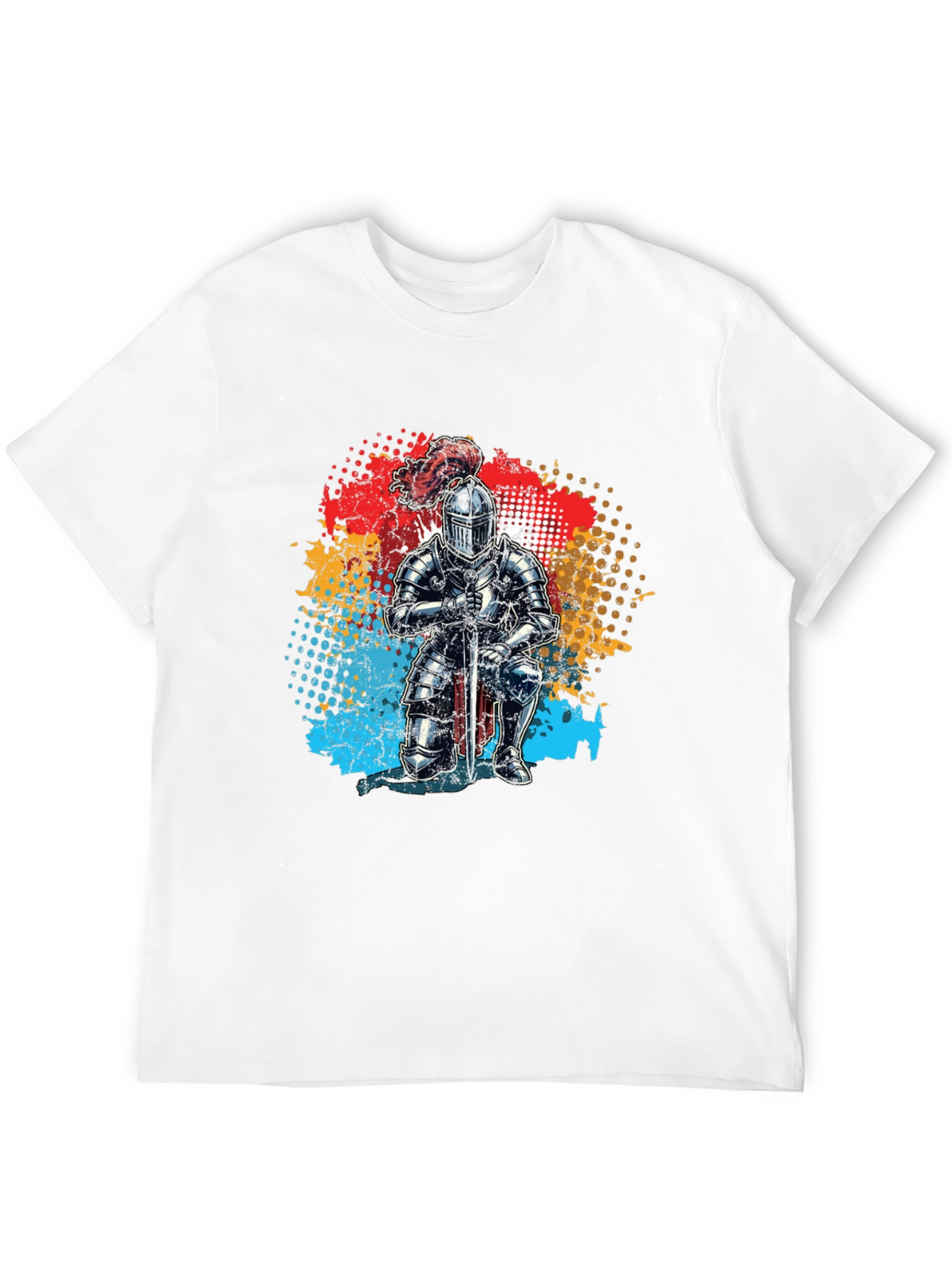 Knight Graphic T-Shirt - Medieval Warrior Tee
