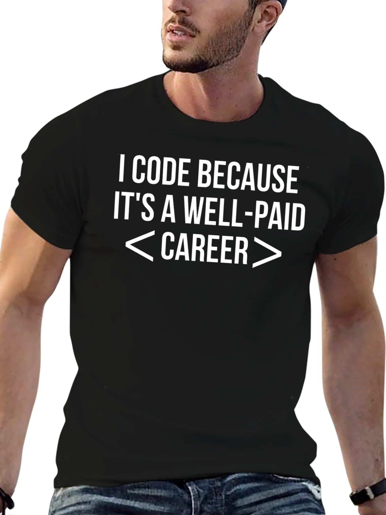 I Code Because T-Shirt - Funny Programmer Tee