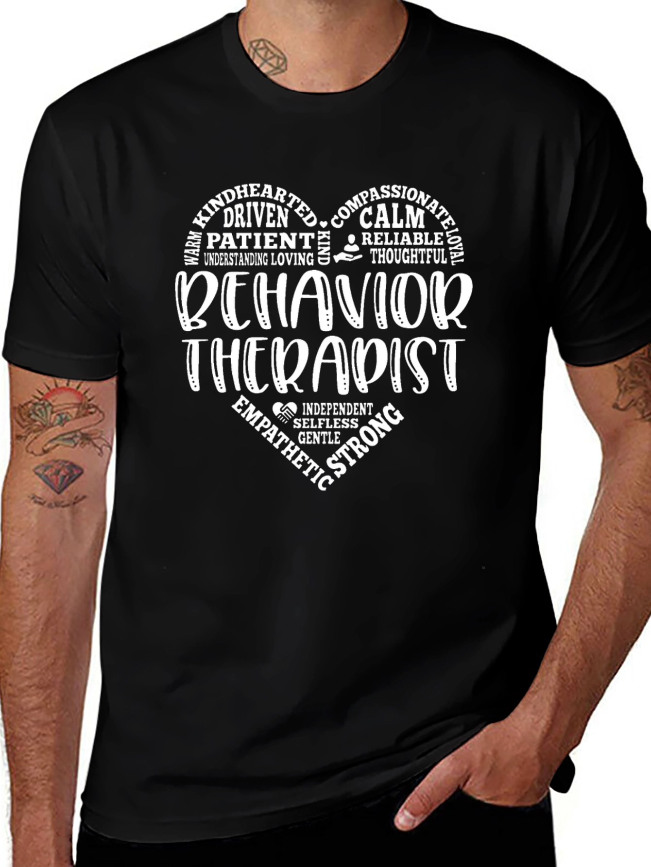 Behavior Therapist Heart T-Shirt