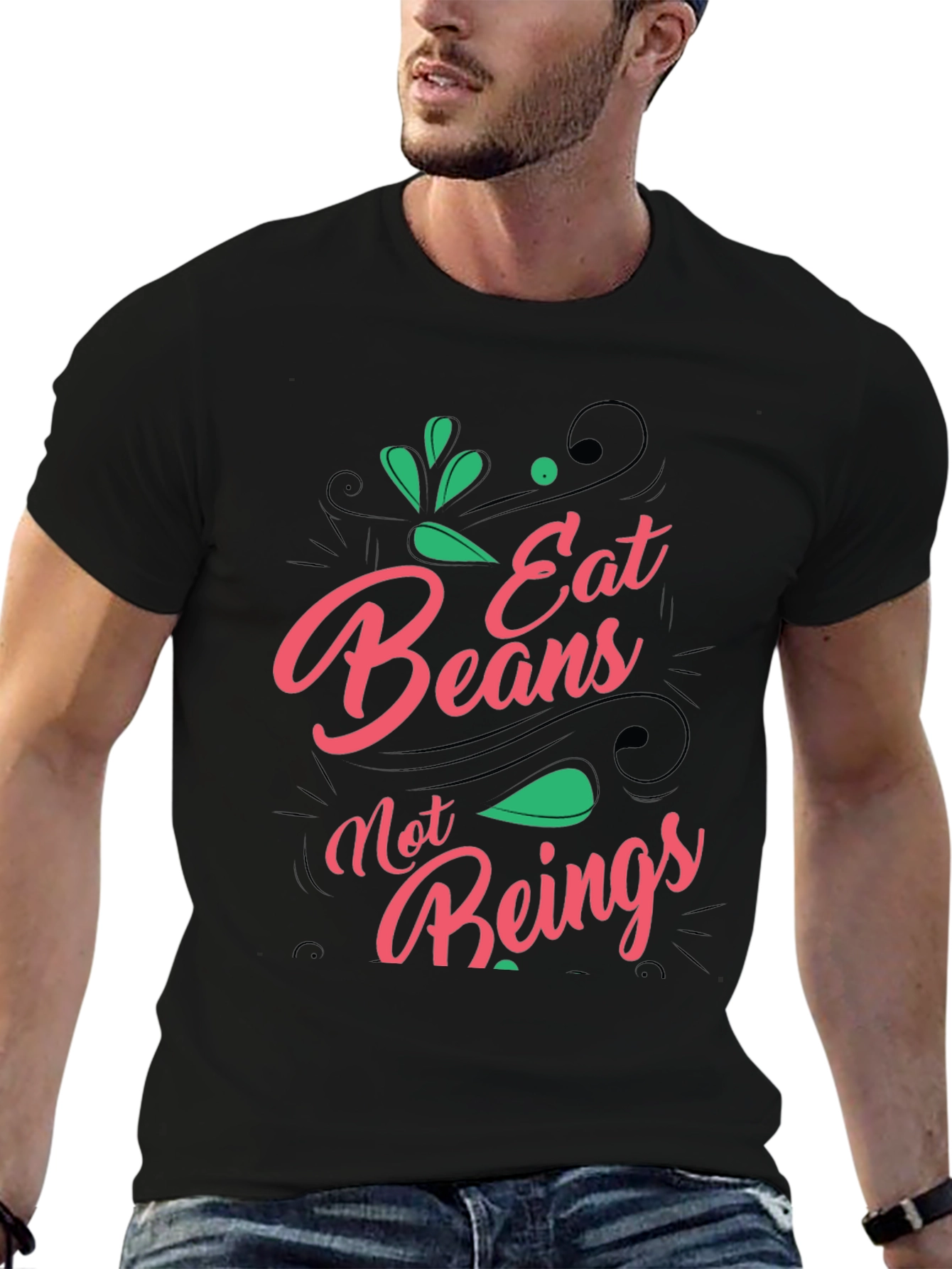 Eat Beans Not Beings Graphic Tee