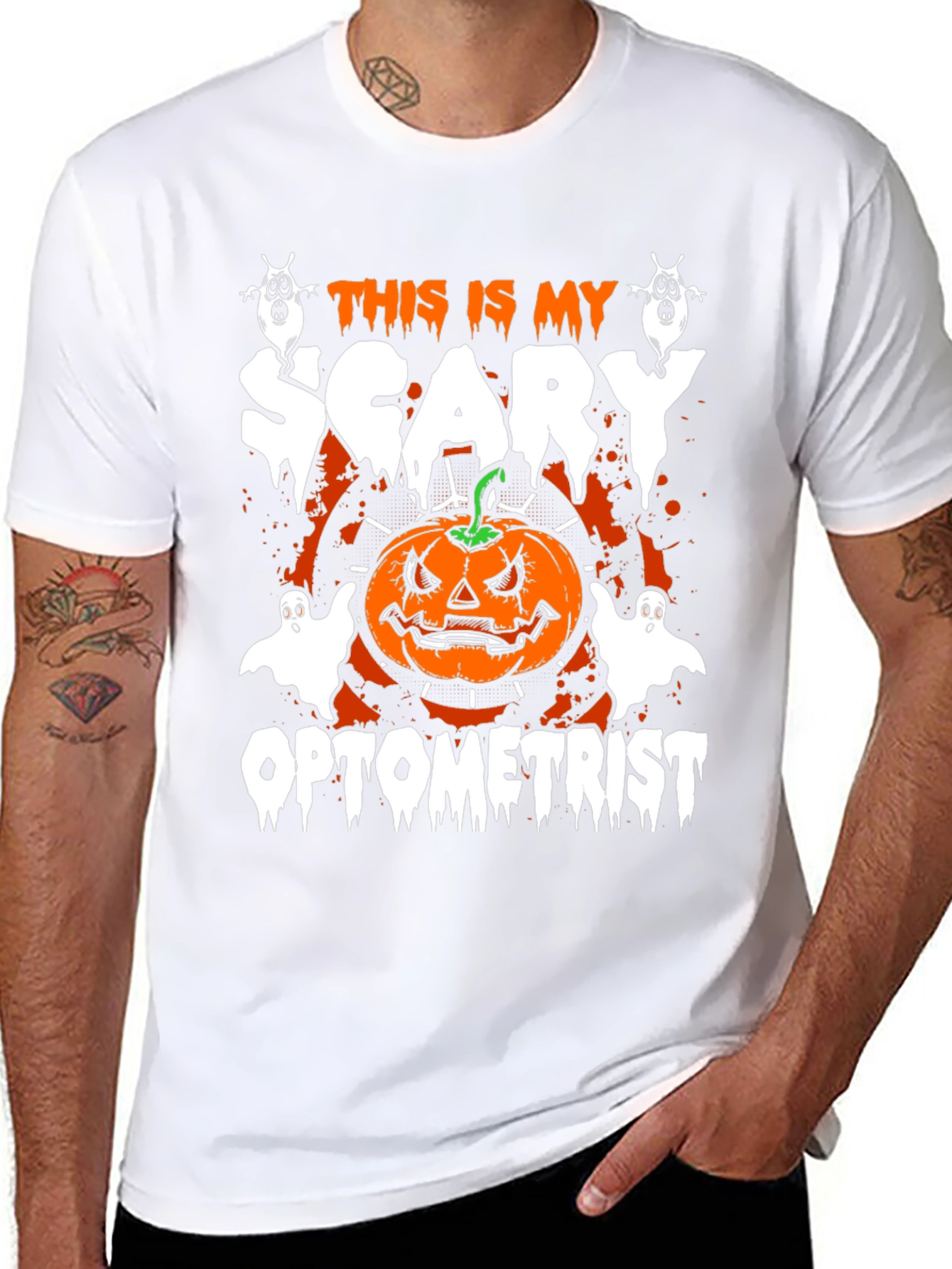 Scary Optometrist Halloween T-Shirt